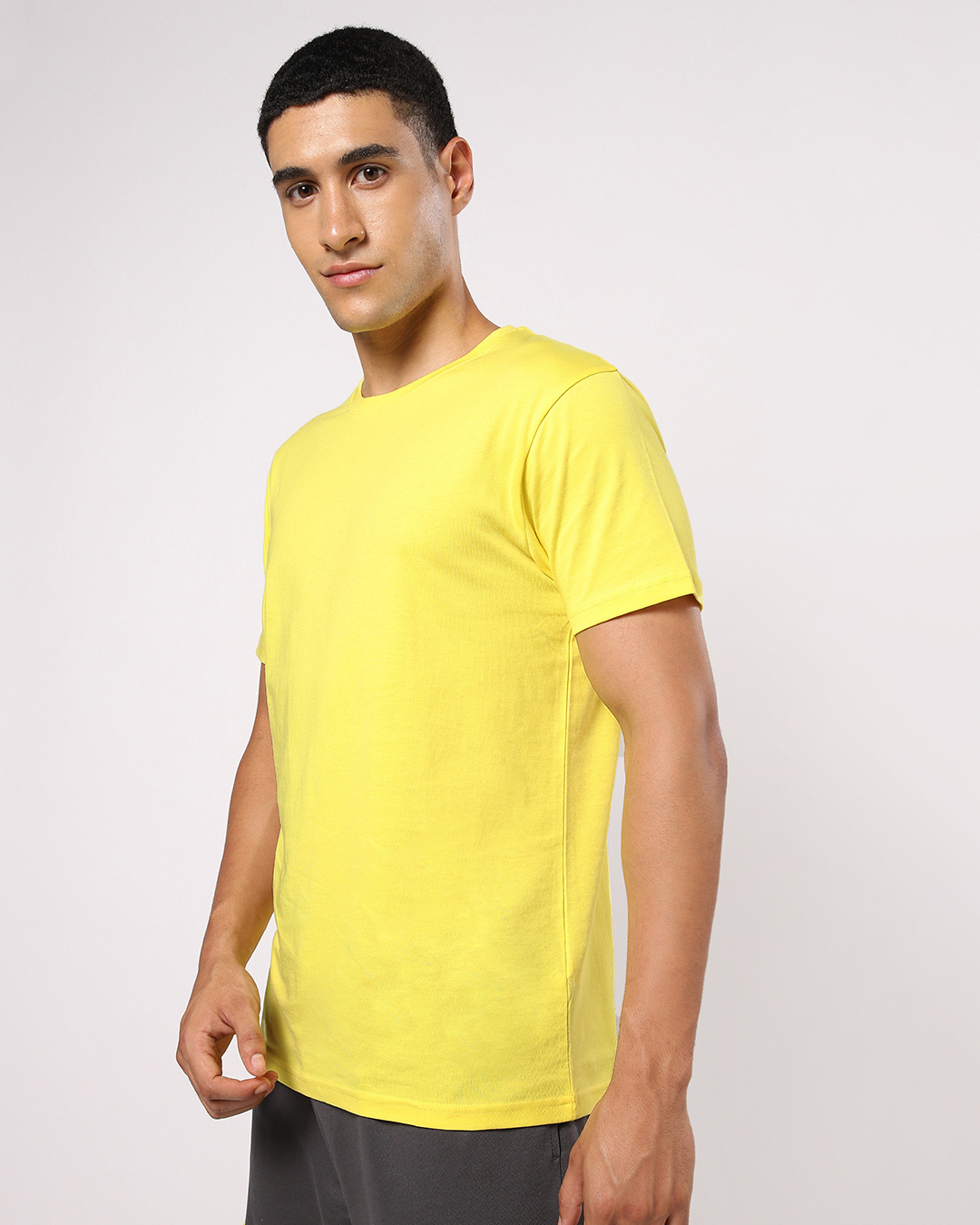 Shop Men's Birthday Yellow T-shirt-Back
