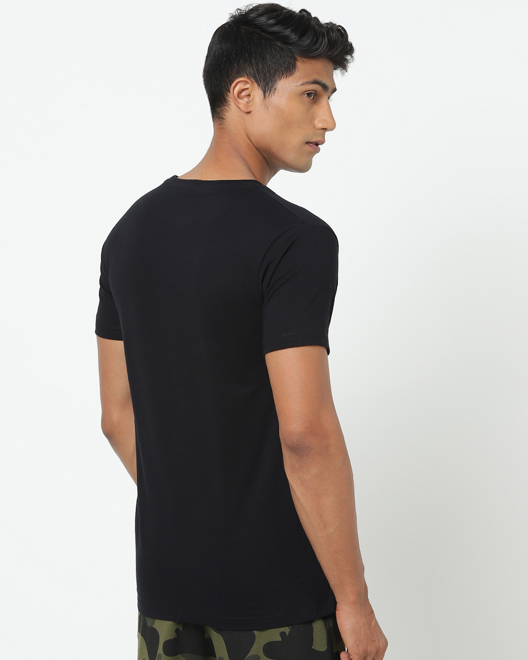 Shop Men's Black 4x4 Life T-shirt-Back