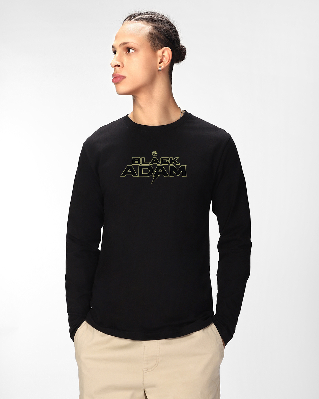 Shop Men's Black Adam Graphic Printed T-shirt-Back