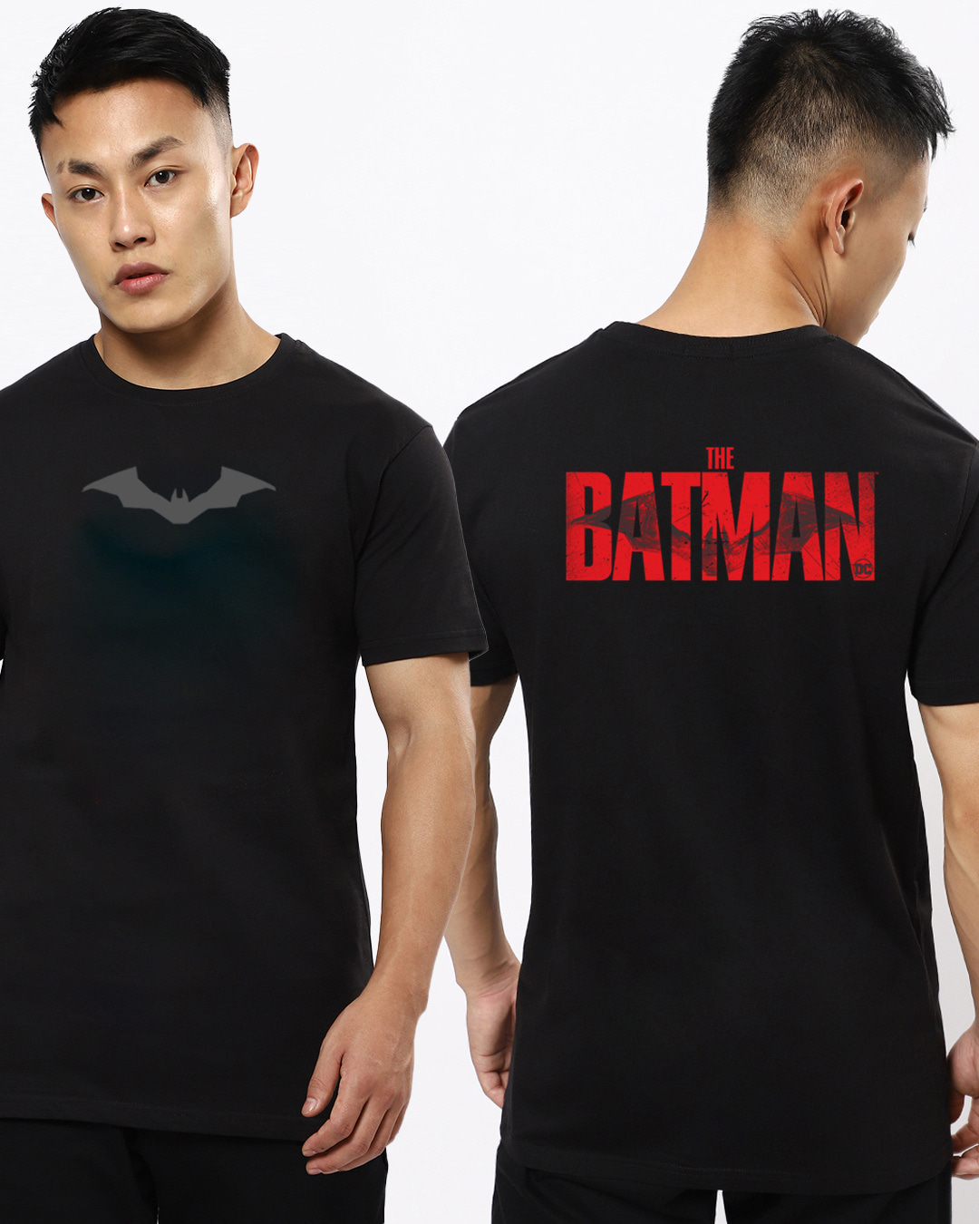 Buy Men's Black The Batman Vengeance Printed T-shirt Online at Bewakoof