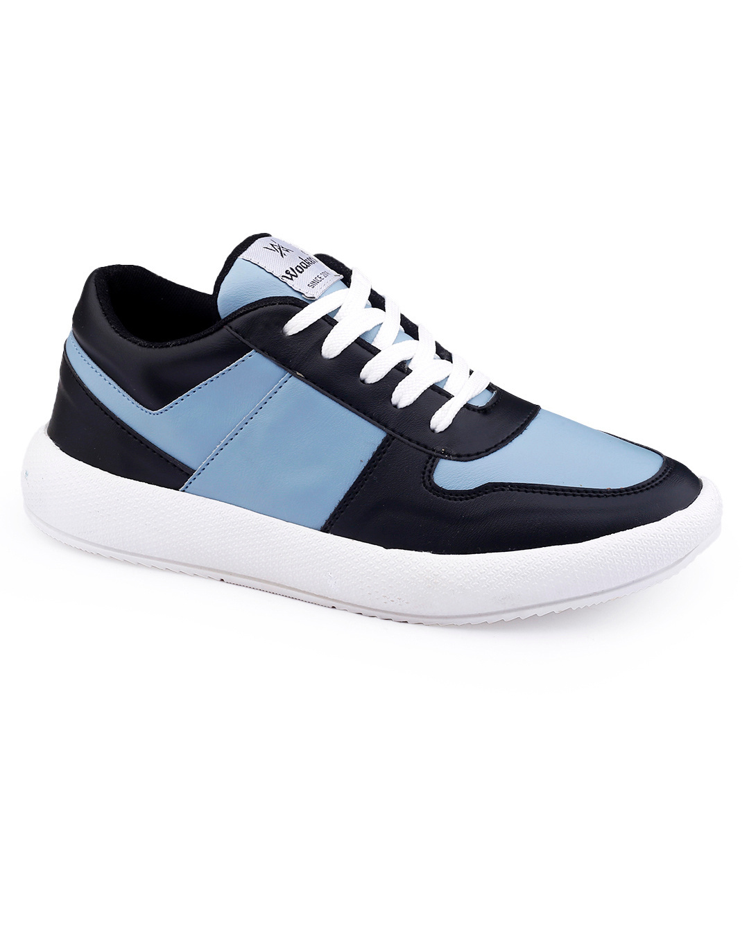 Shop Men's Black & Blue Color Block Sneakers-Back