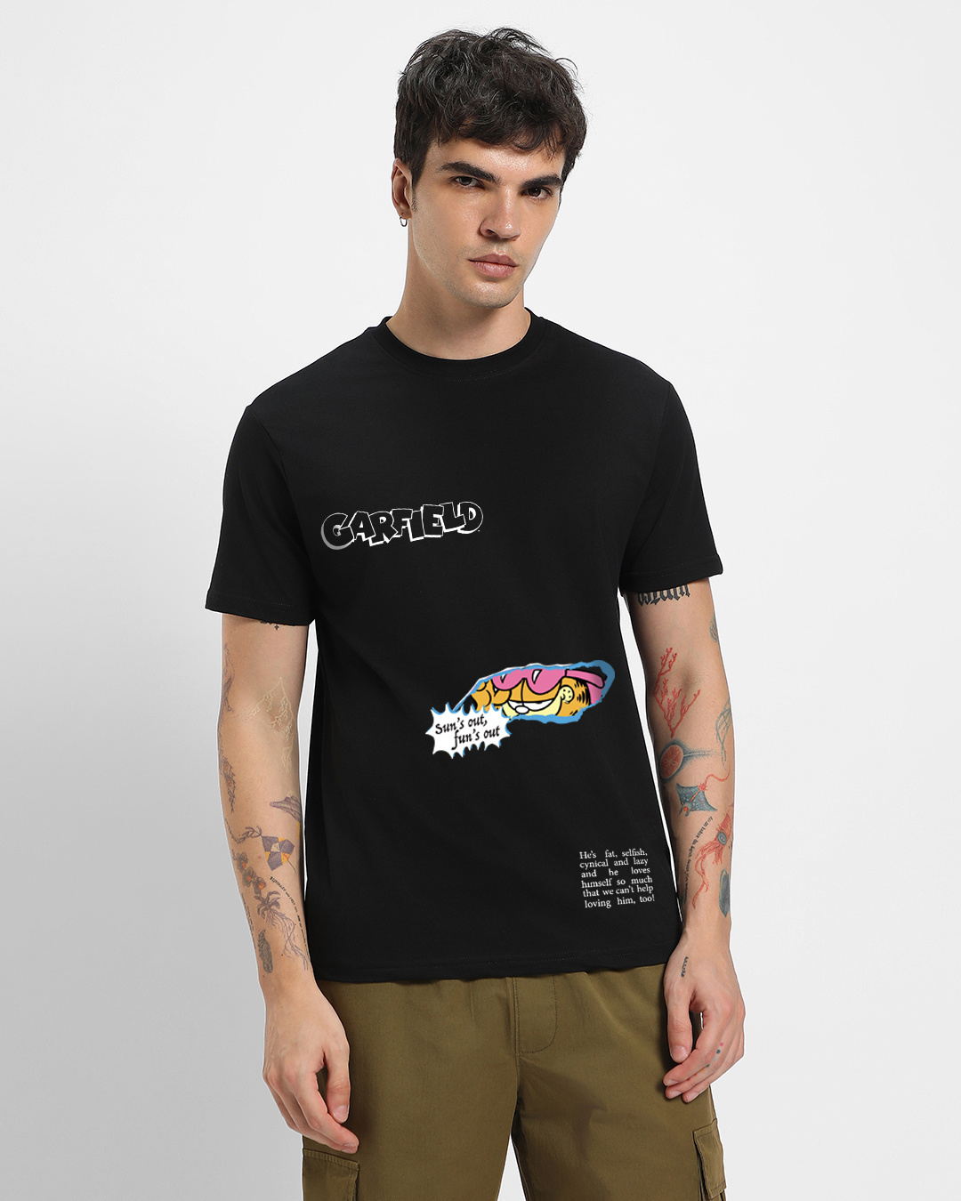 Shop Men's Black Bright Future Graphic Printed T-shirt-Back