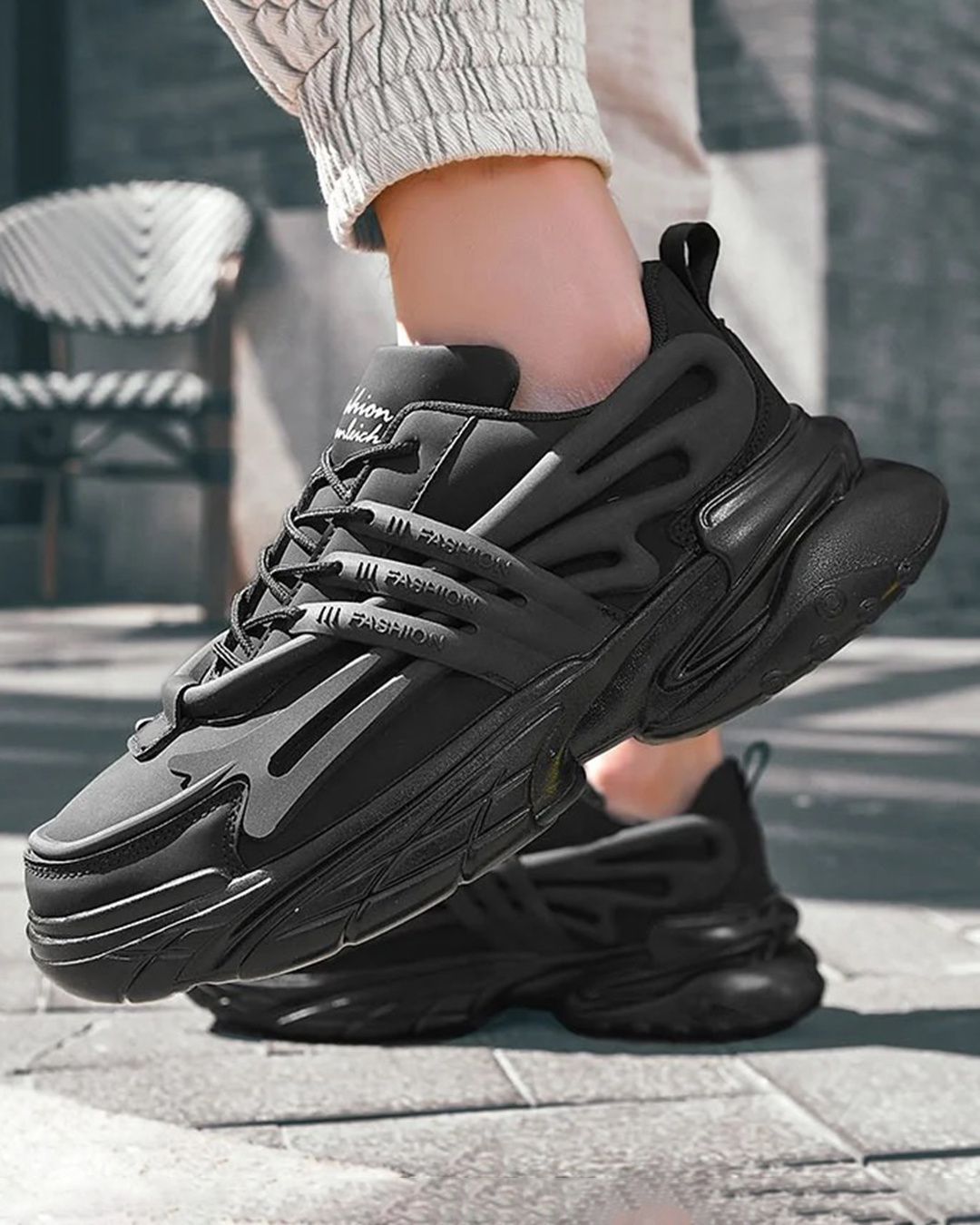 Buy Men's Black Casual Shoes Online in India at Bewakoof
