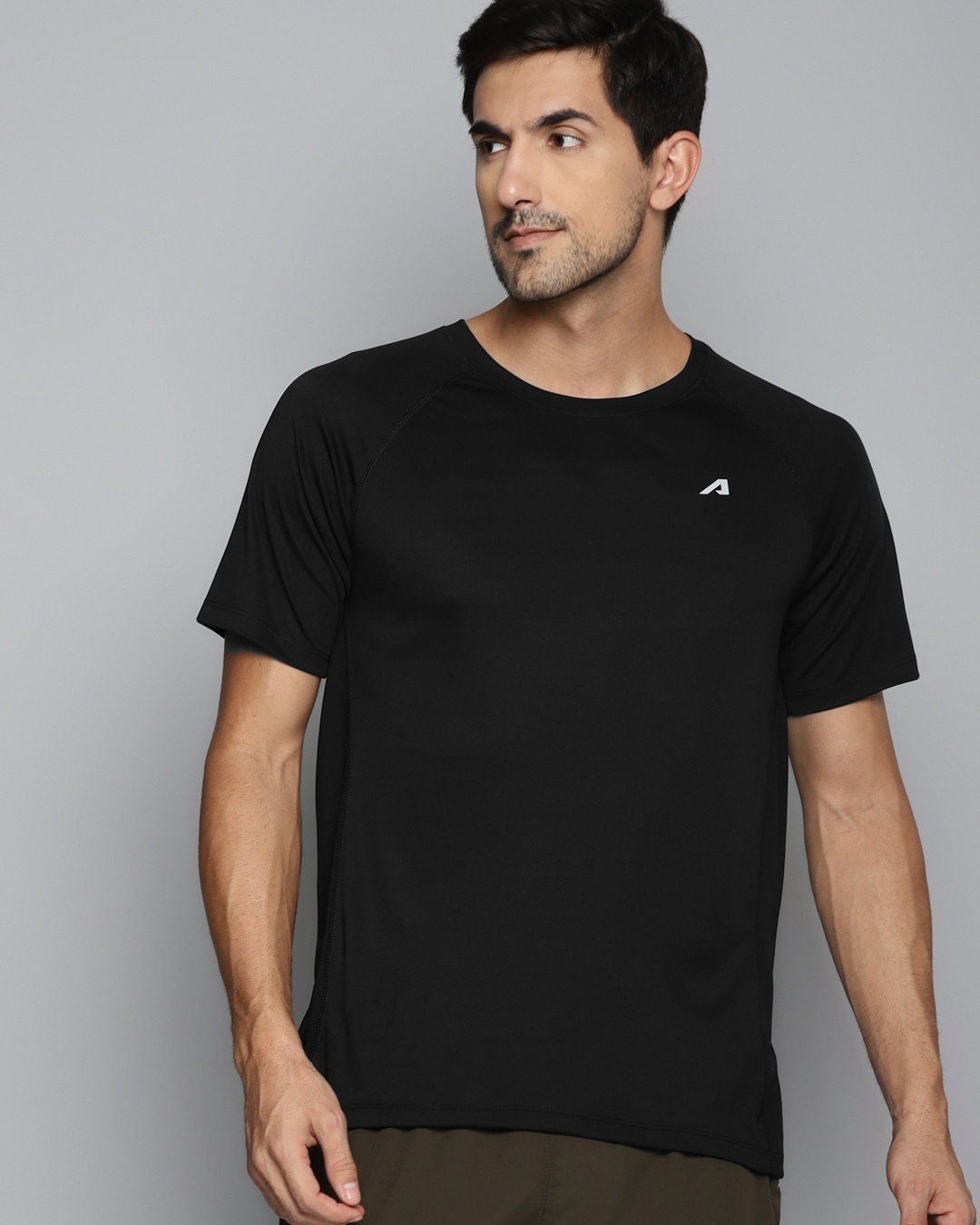 Shop Men's Black Casual T-shirt-Back