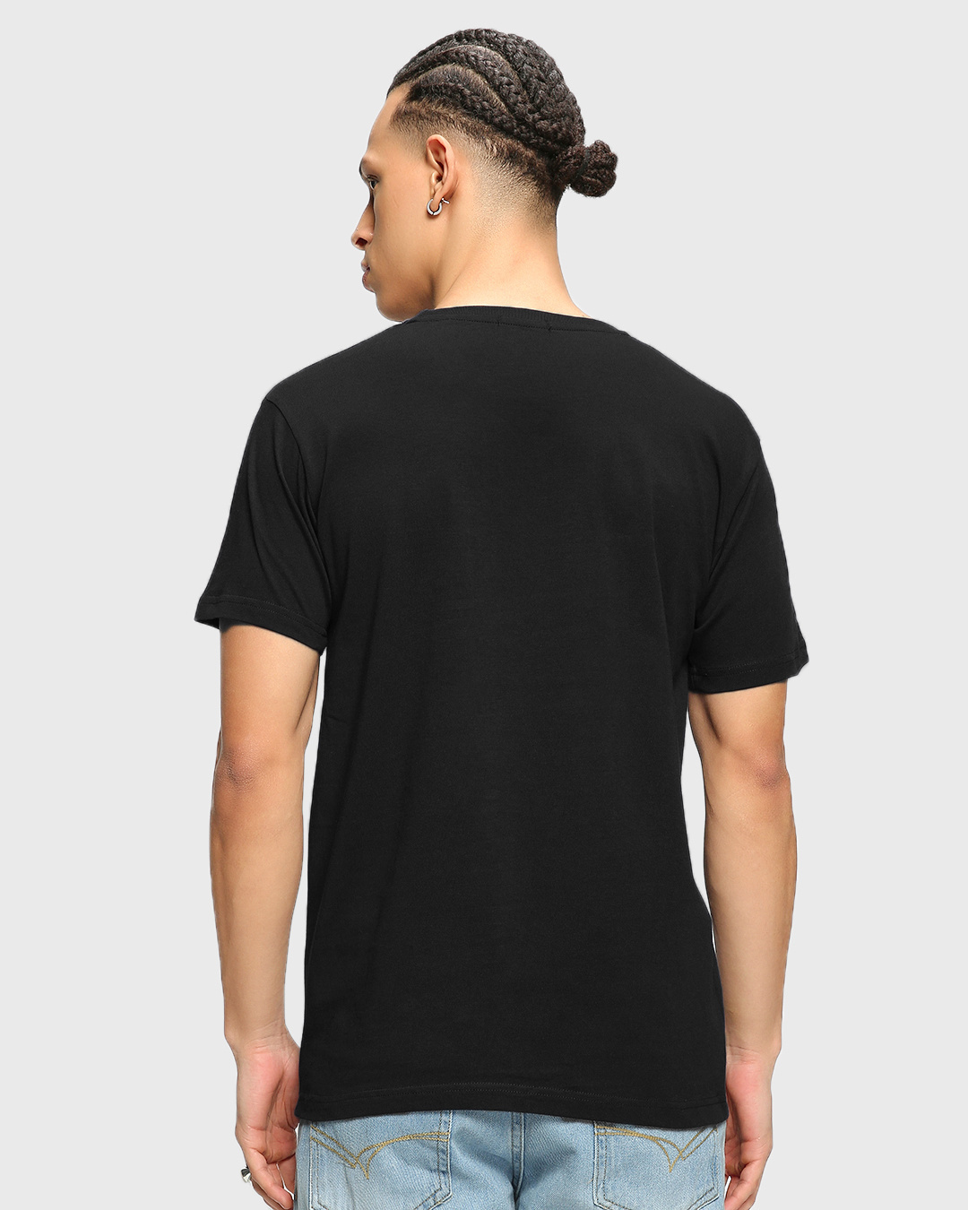 Shop Men's Black Certified Graphic Printed T-shirt-Back