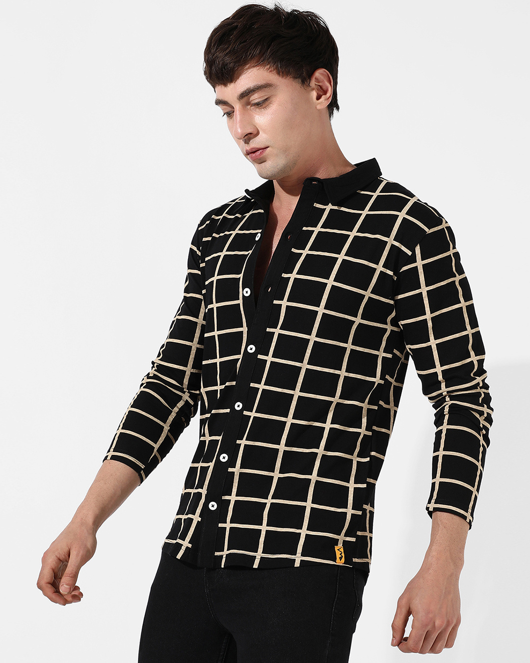 buy-men-s-black-checked-shirt-online-at-bewakoof