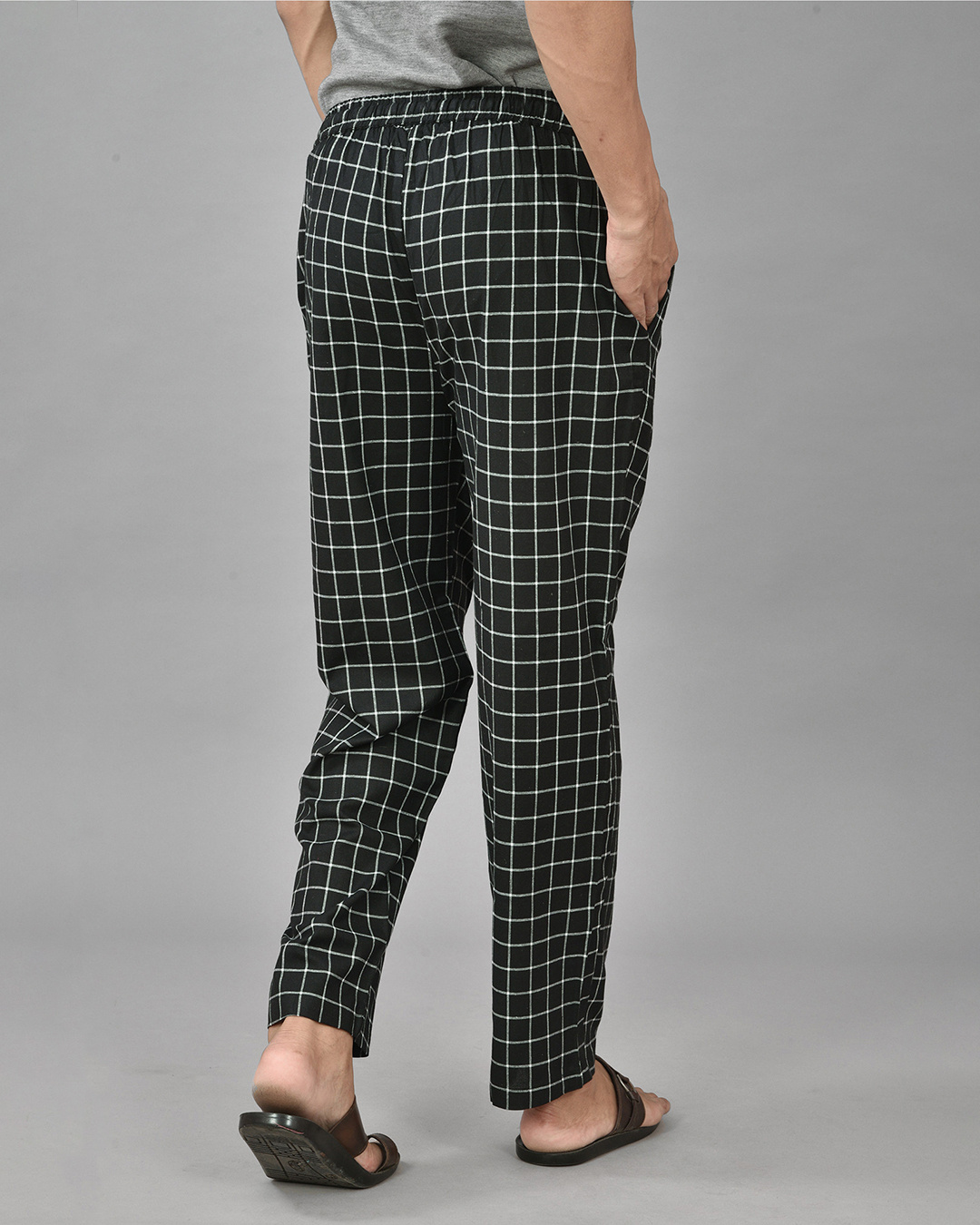 Men's Golfing Pants | Men's Plaid Pants | Lesmart Checkered Trousers for Men