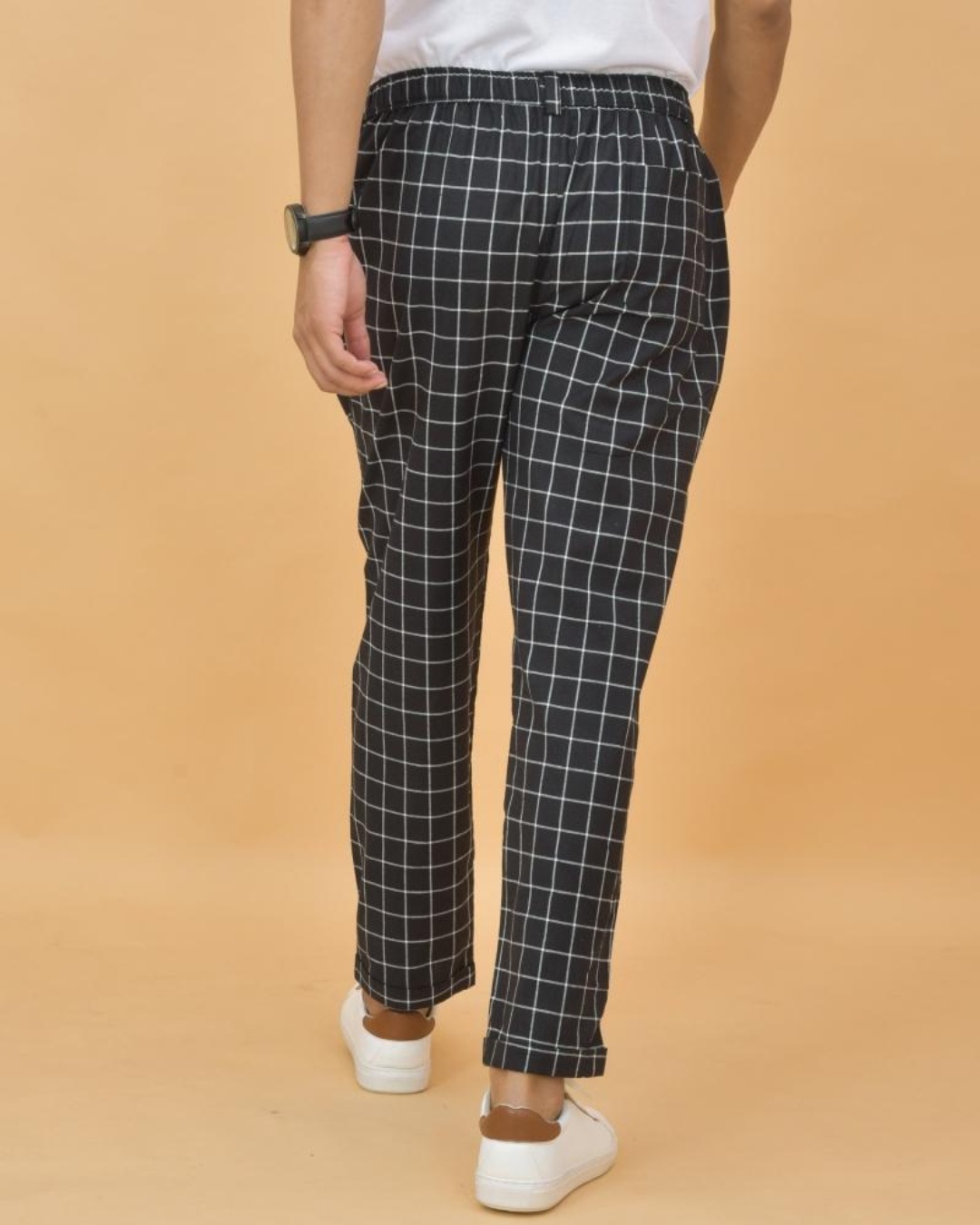 Buy Checked Trousers For Women in India @ Limeroad
