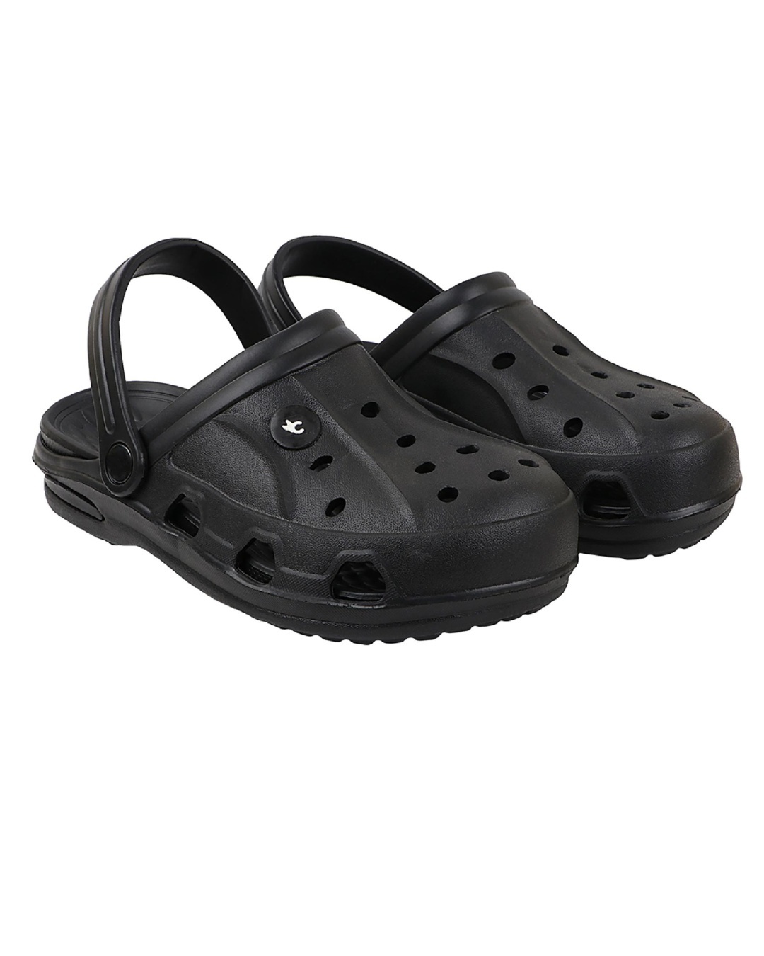 mens black leather clogs