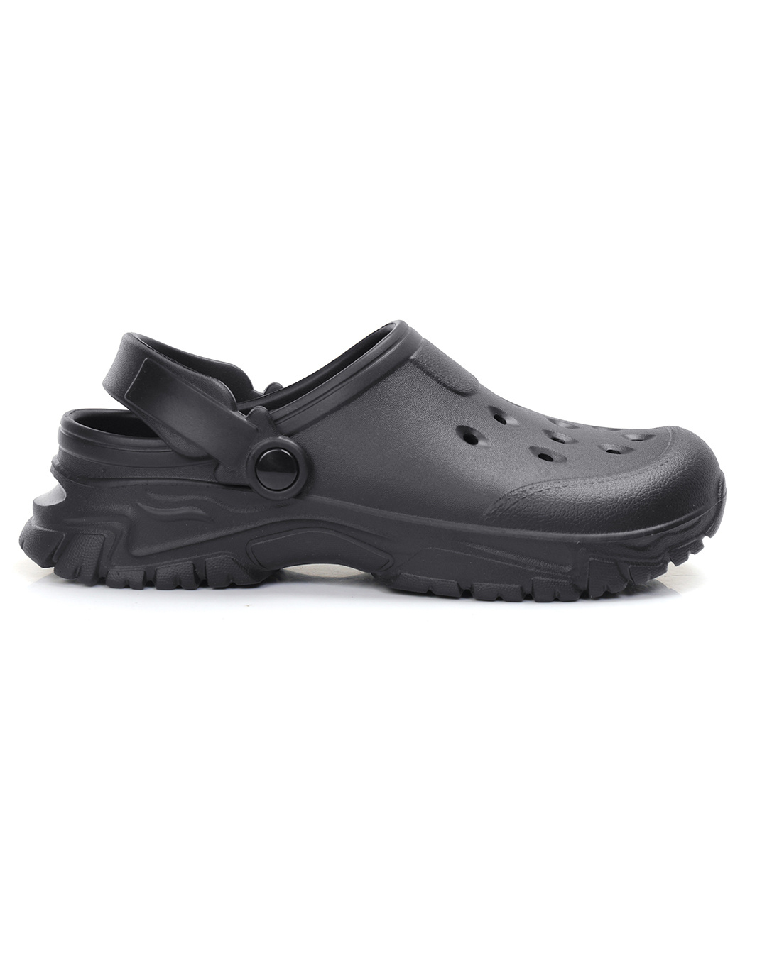Shop Men's Black EVA Comfy Clogs-Back