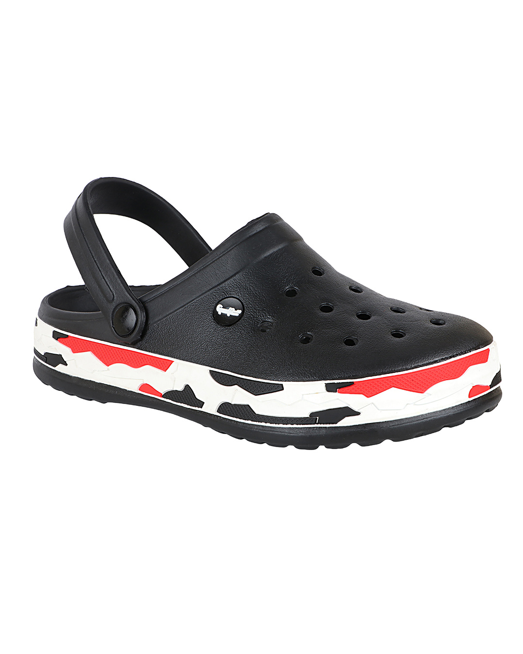 mens black leather clogs