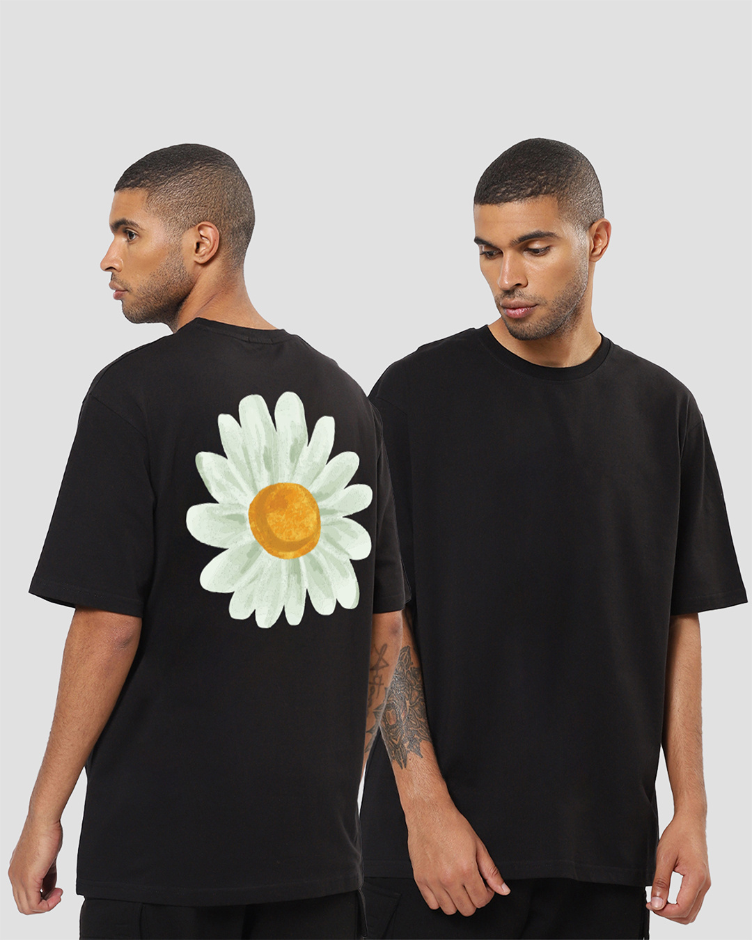 black daisy t shirt