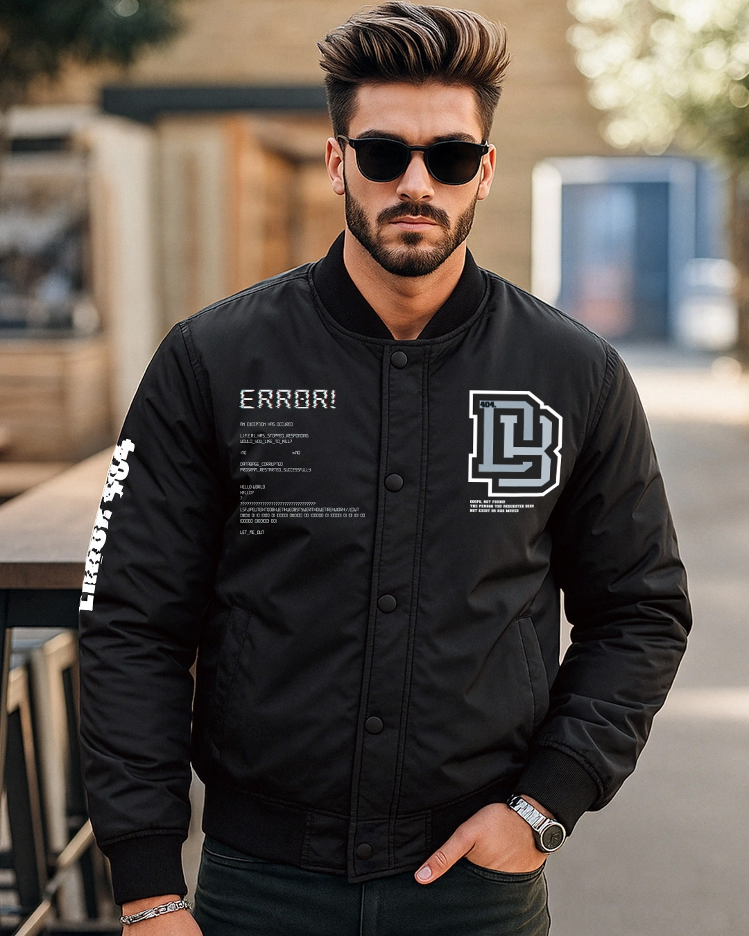 Never Apologize For Being Black Bomber Jacket DT02