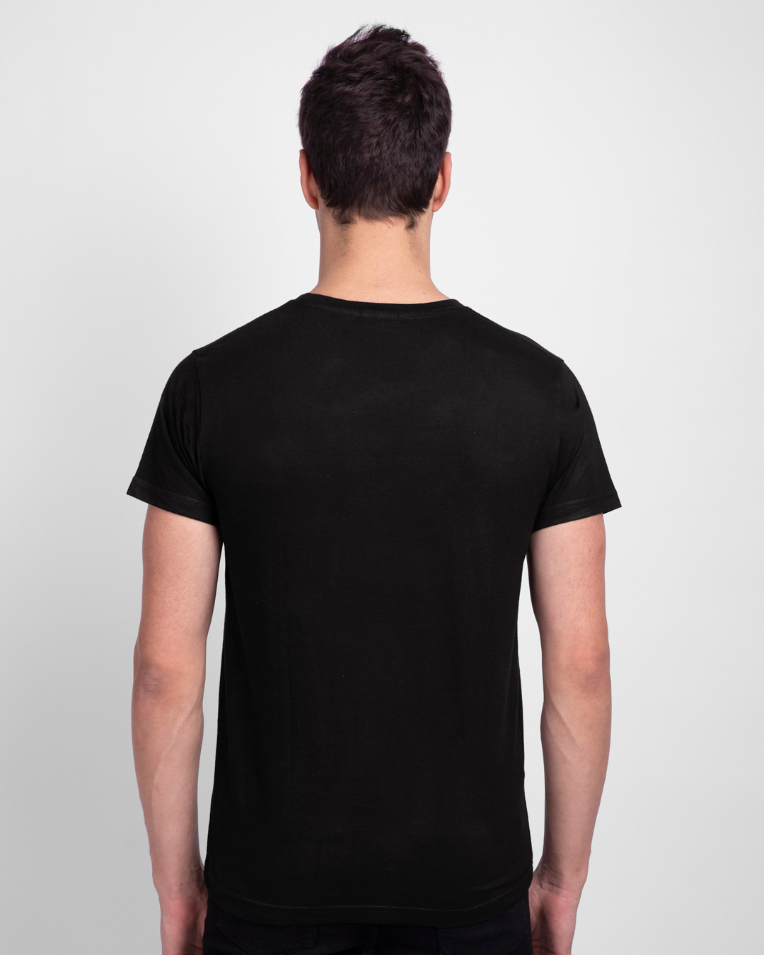 Shop Men's Black Friends Logo (FRL) Typography T-shirt-Back