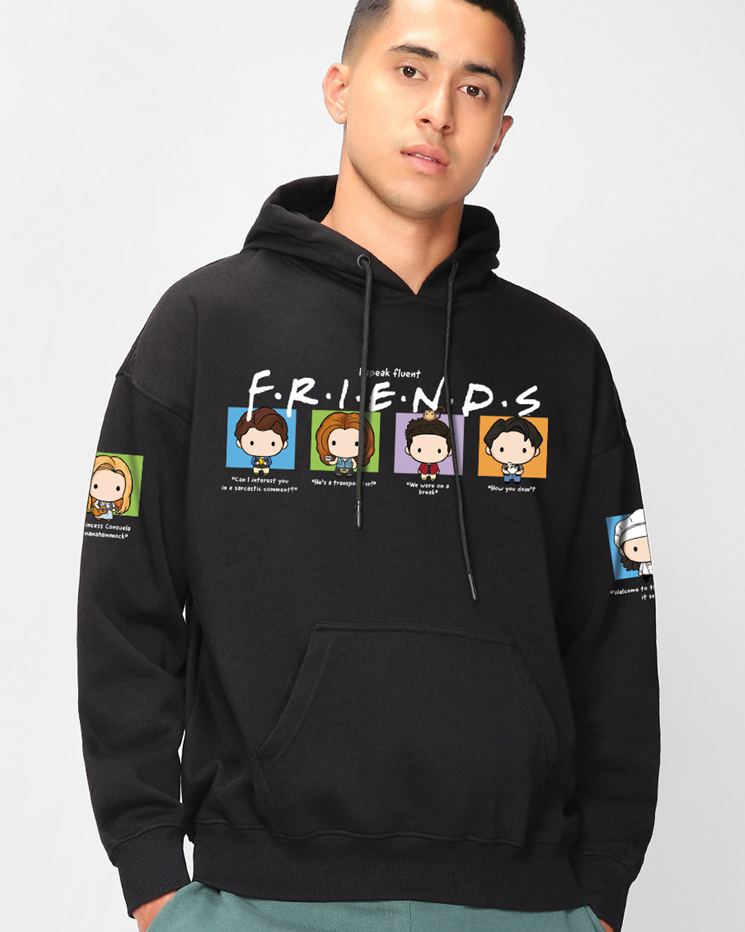 Friends hoodie bewakoof sale