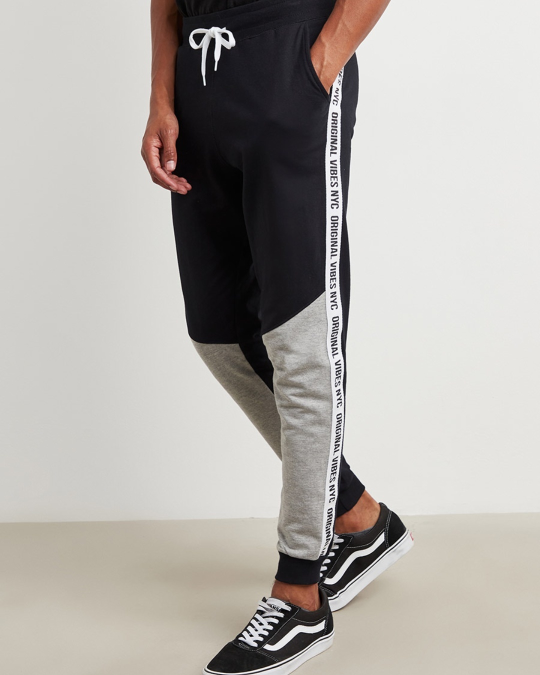 color block joggers