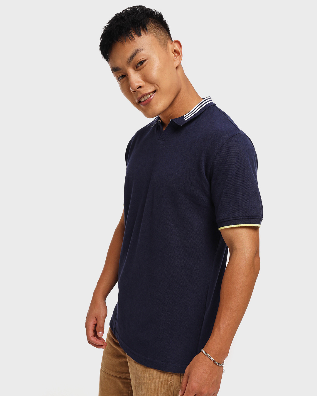 Shop Men's Blue T-shirt-Back