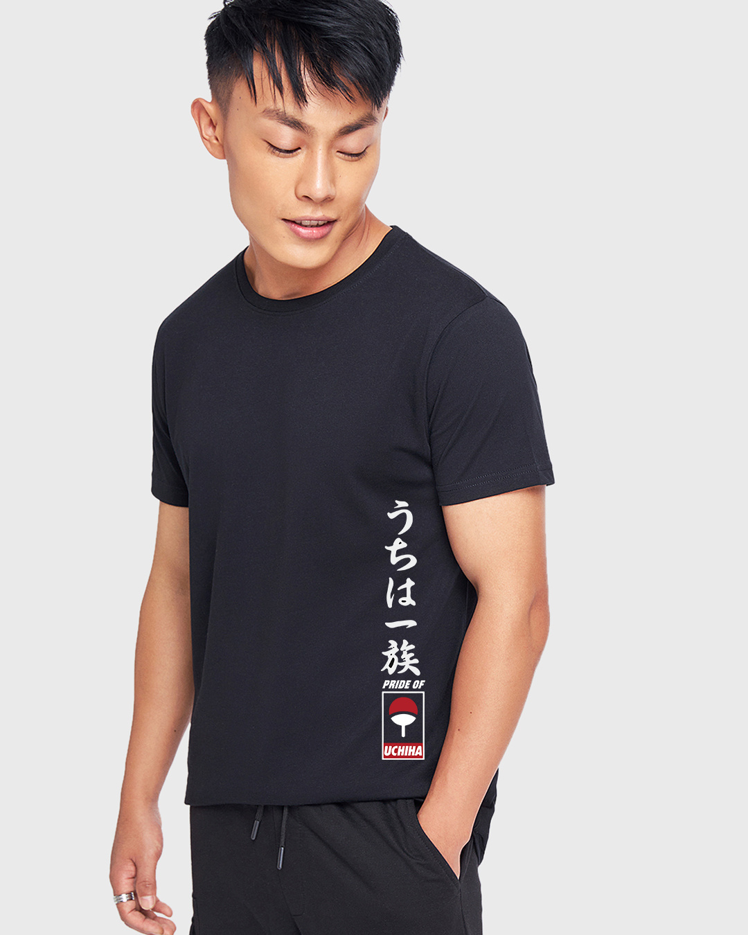 Buy Mens Black Itachi Of The Sharingan Graphic Printed T Shirt Online At Bewakoof 0247