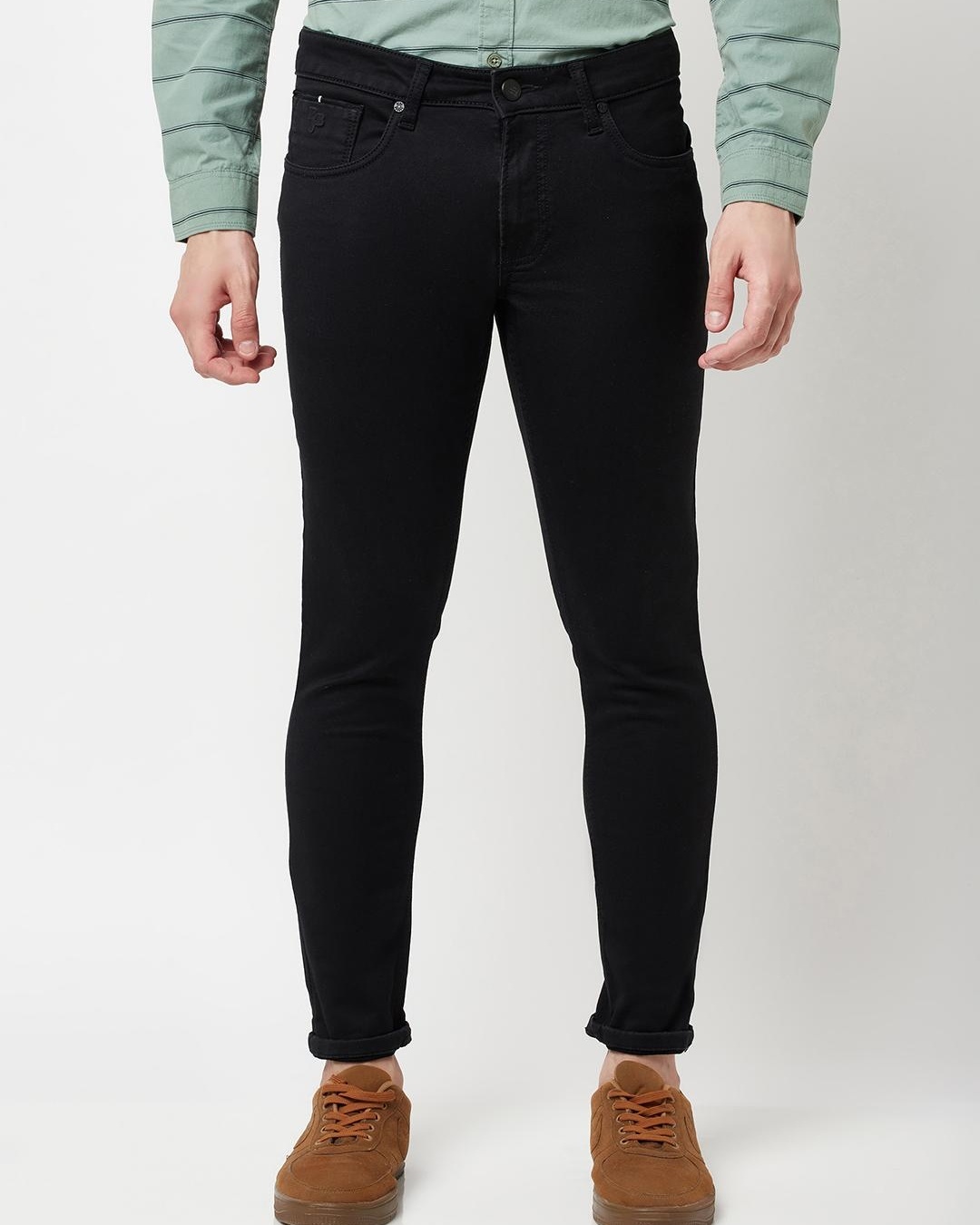 Buy Men's Black Jeans for Men Black Online at Bewakoof