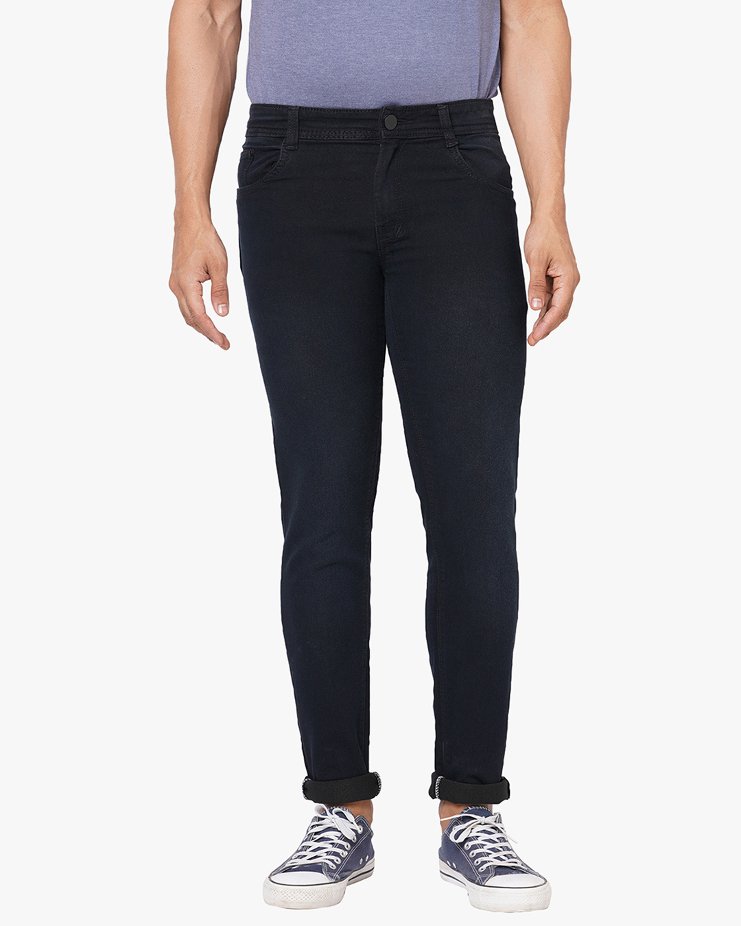 Buy Men's Black Jeans Online at Bewakoof