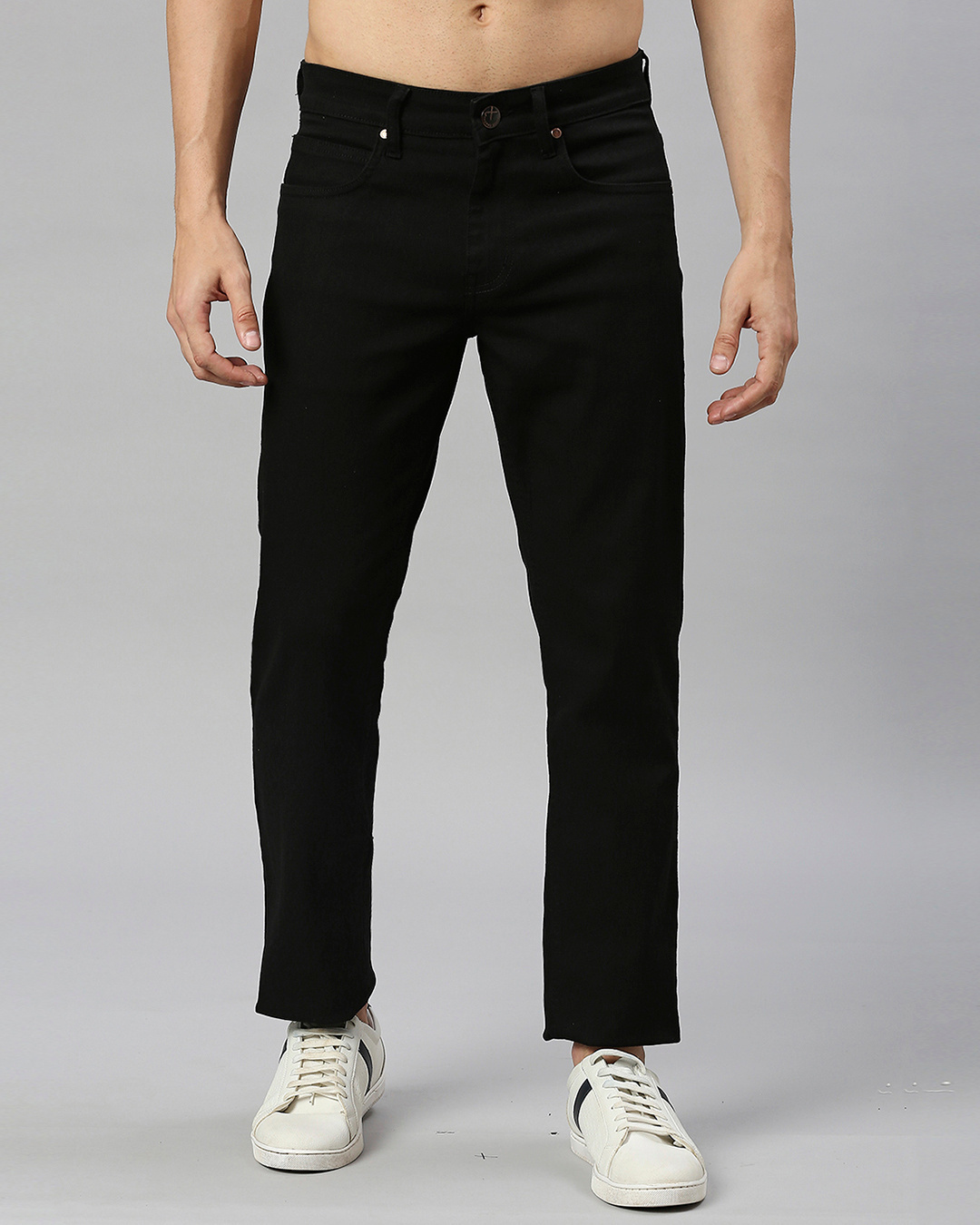 Buy Men's Black Jeans Online at Bewakoof