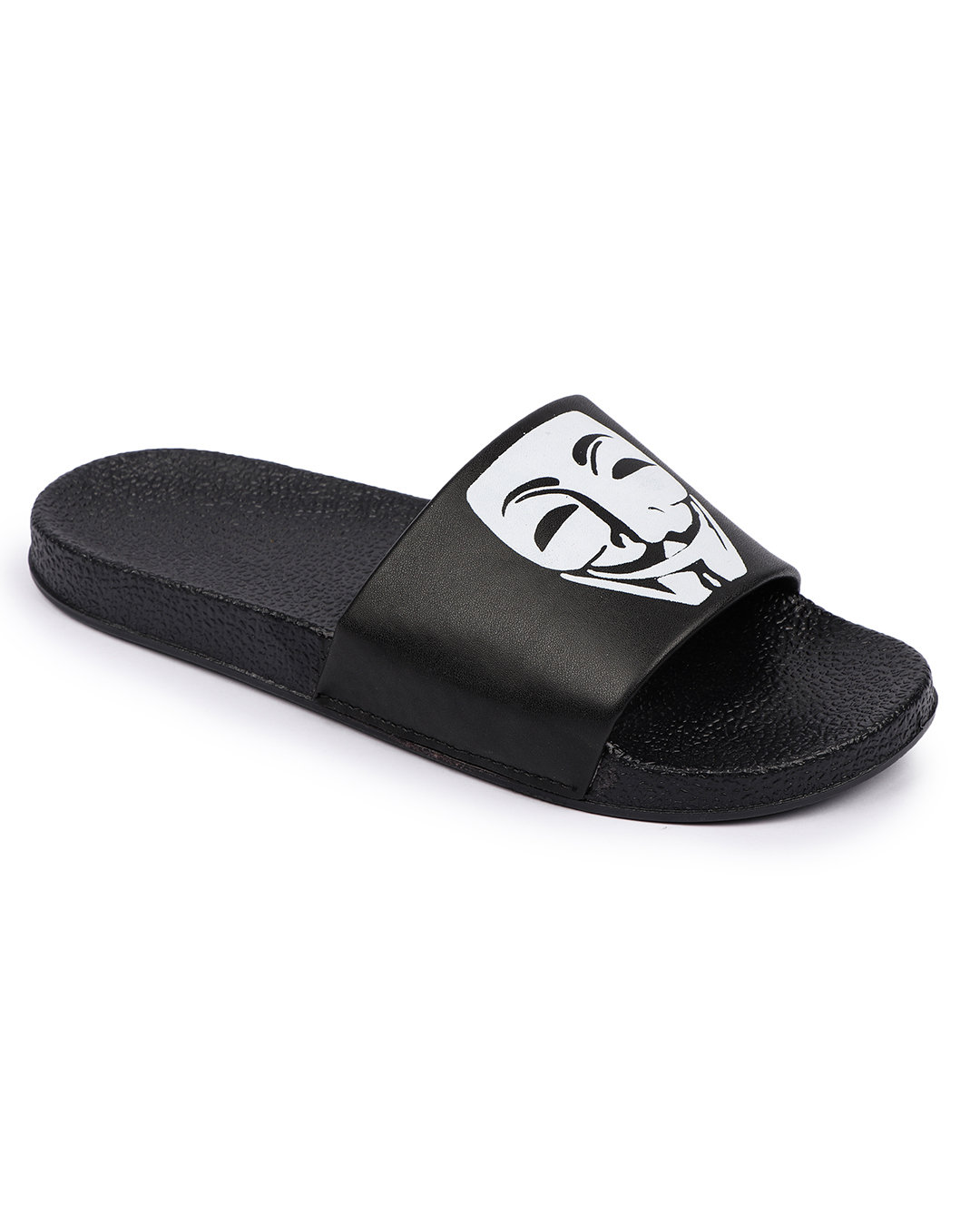 Shop Men's Black Latest Flip Flops & Sliders-Back