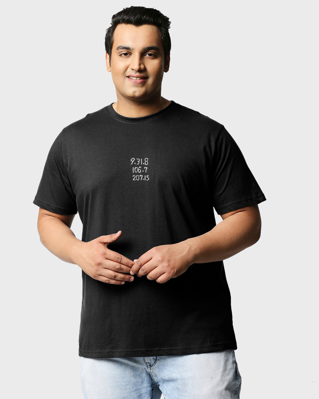 Shop Men's Black Legend Jiraiya Graphic Printed Plus Size T-shirt-Back