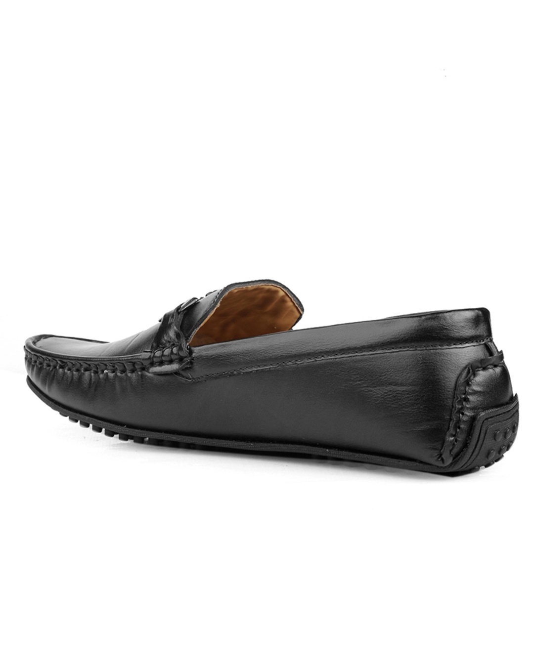Shop Men's Black Loafers-Back