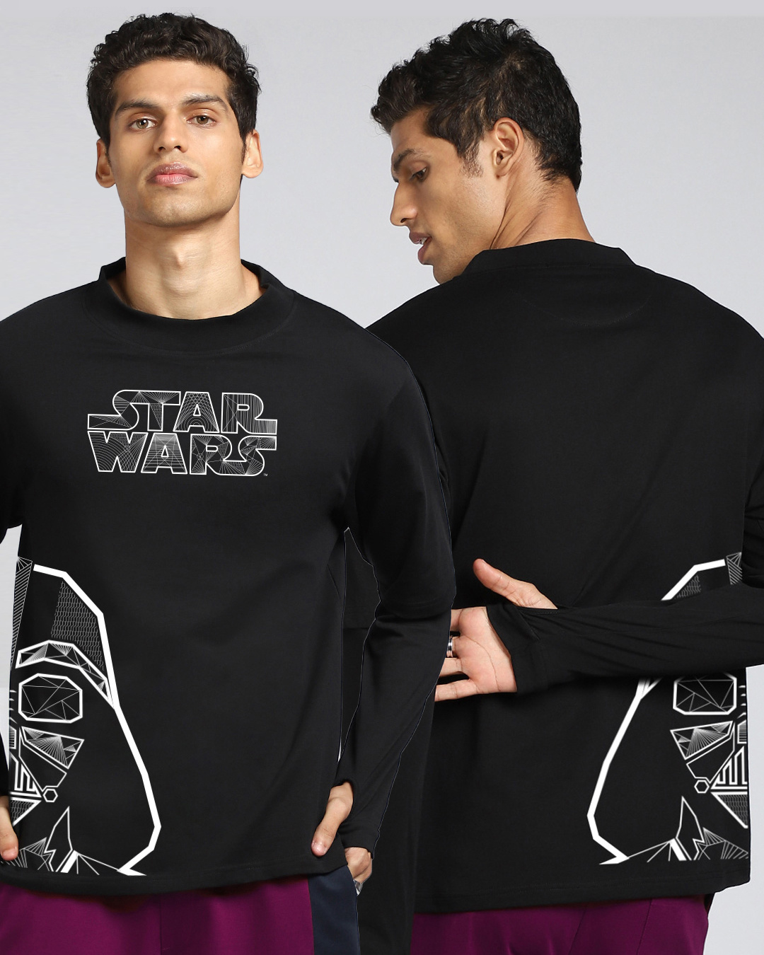 Buy Men's Black Lord Vader T-shirt Online at Bewakoof