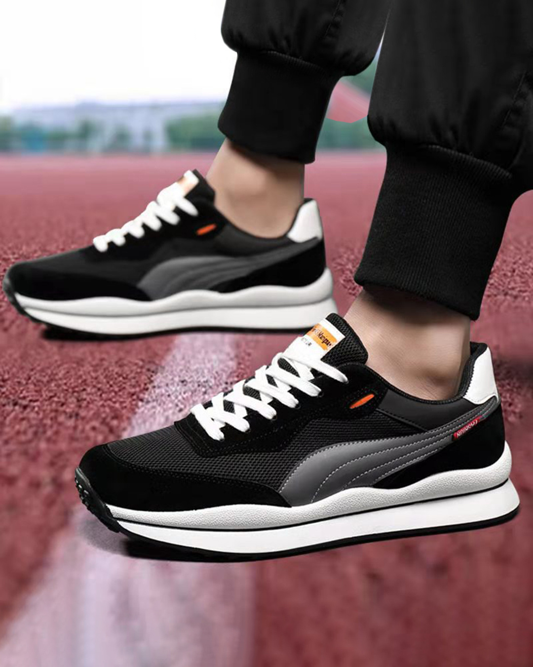 Buy Men's Black Mesh Sneakers Online in India at Bewakoof