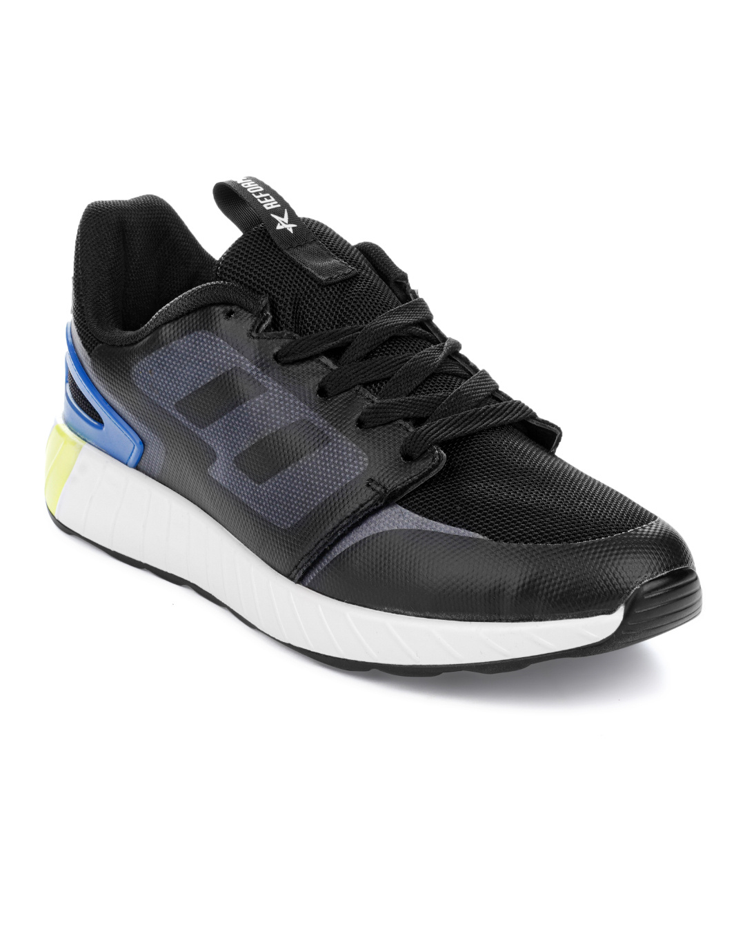 Buy Men's Black Mesh Sports Shoes Online in India at Bewakoof