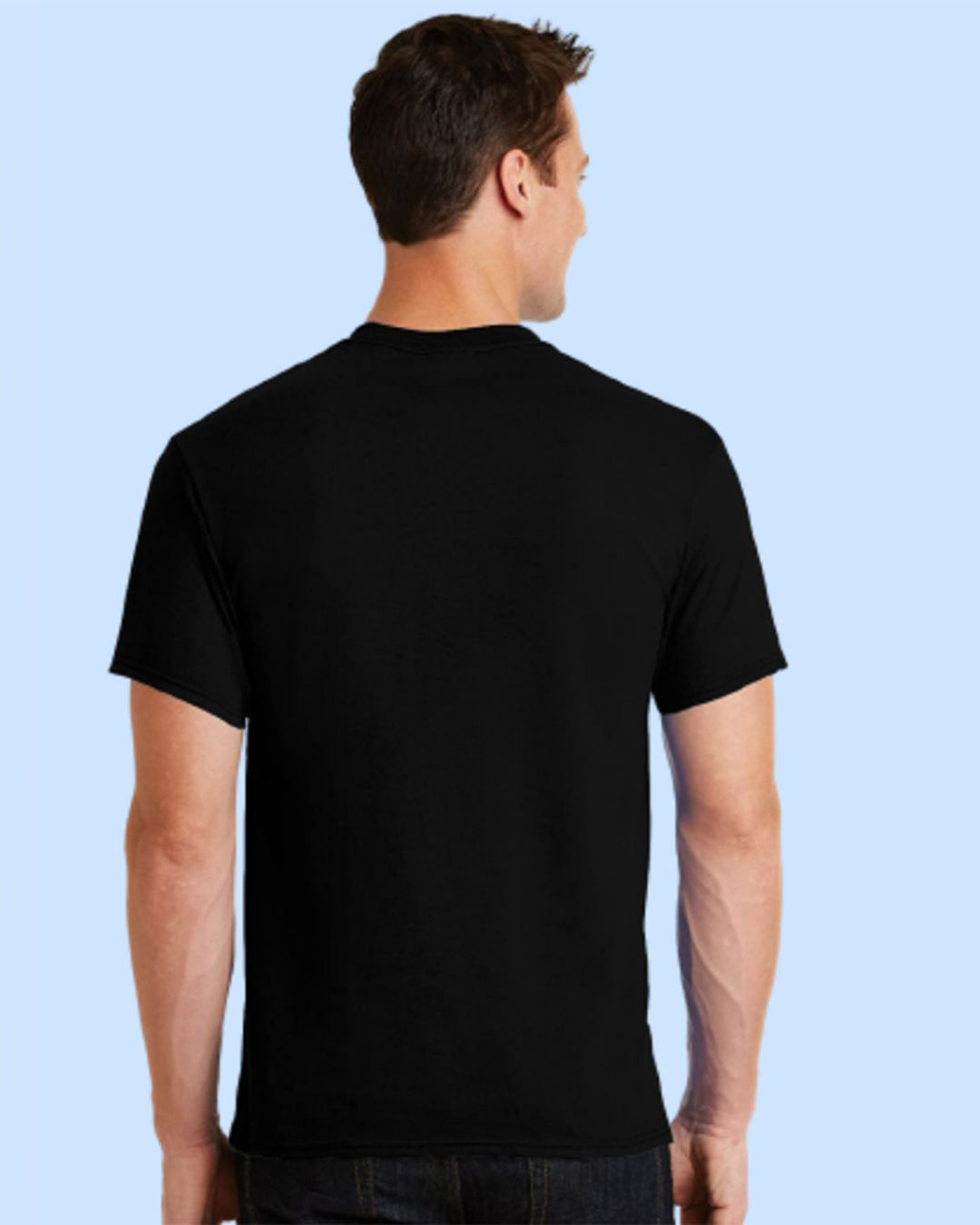 Shop Men's Black Metallica Typography T-shirt-Back