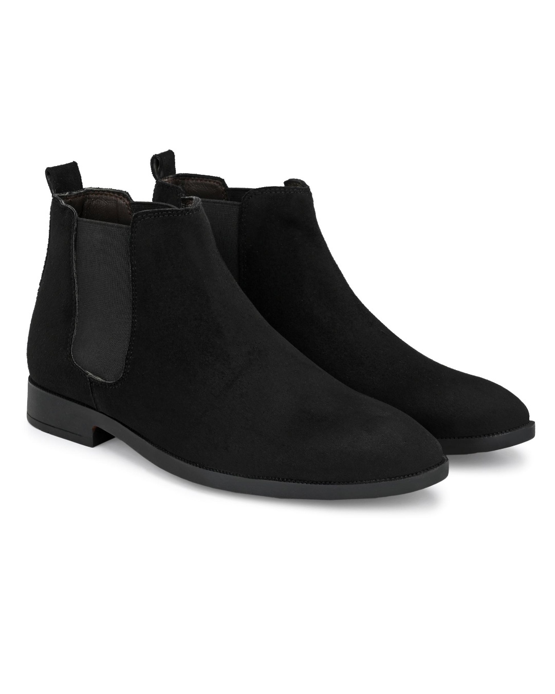 Shop Men's Black Mid Top Boots-Back