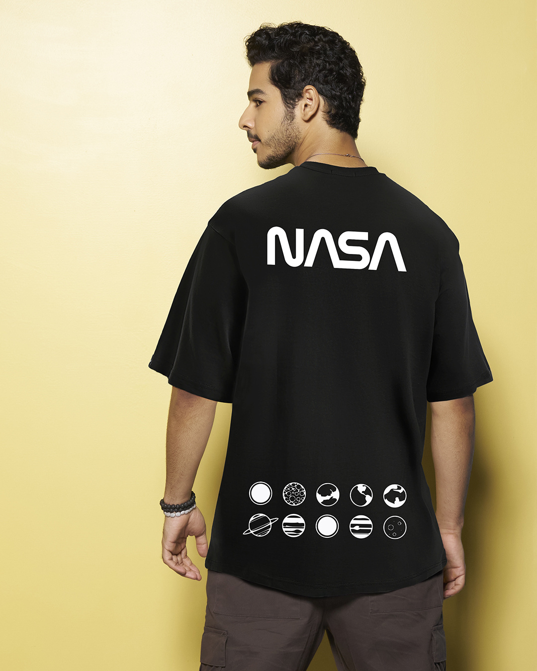 T-shirt homme NASA ROVER - Imprimé au dos - Col ras-du-cou - 100% Coton