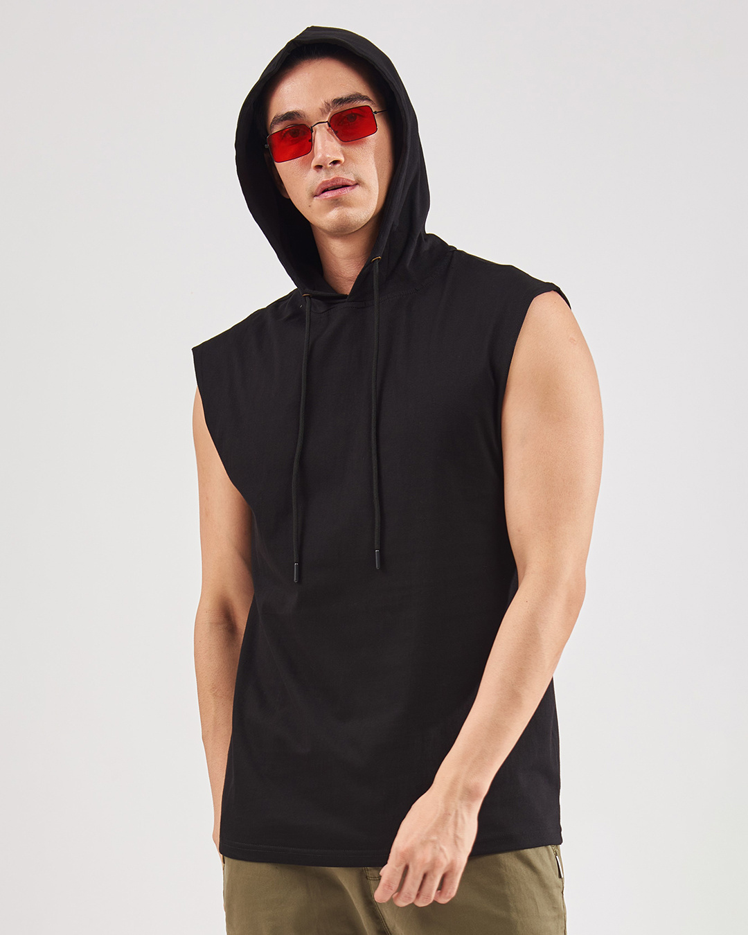 Buy Men's Black Oversized Vest Online at Bewakoof