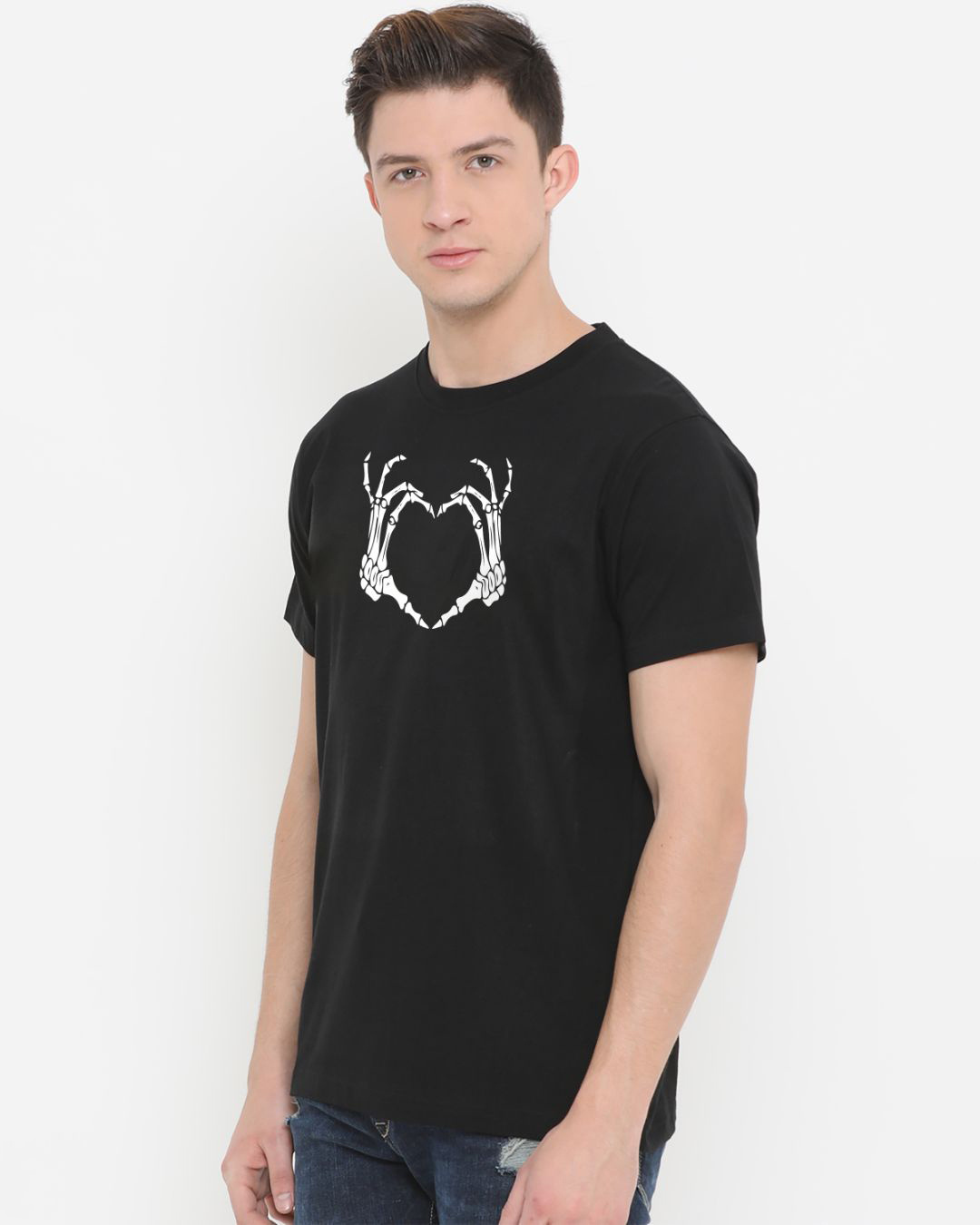 Shop Men's Black Printed T-shirt-Back