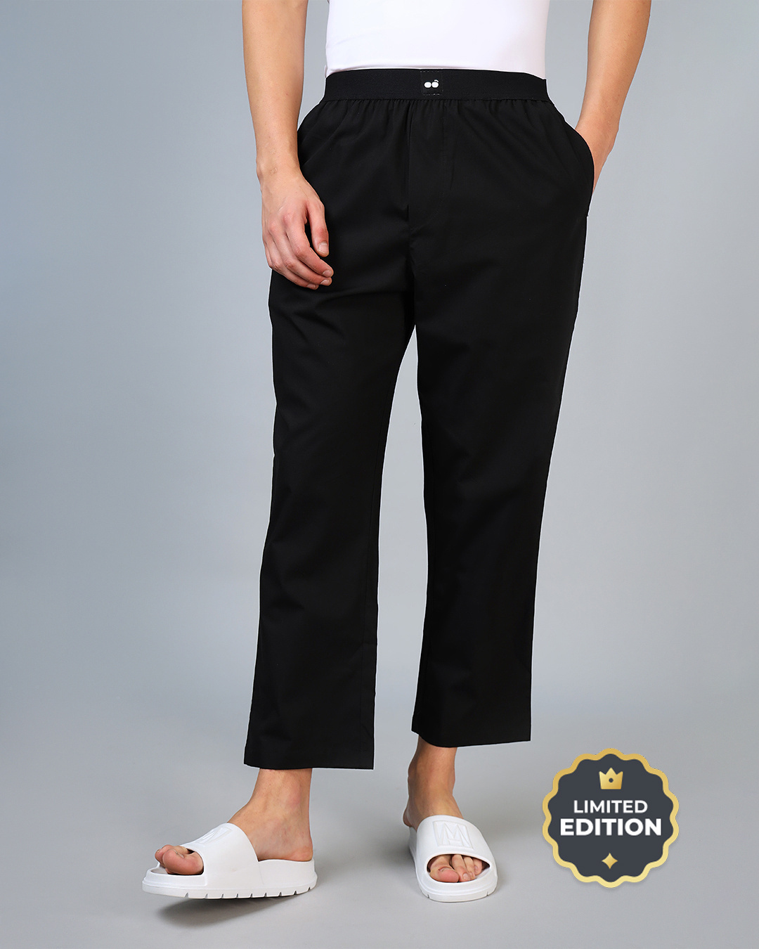 Buy Men's Black Pyjamas Online in India at Bewakoof