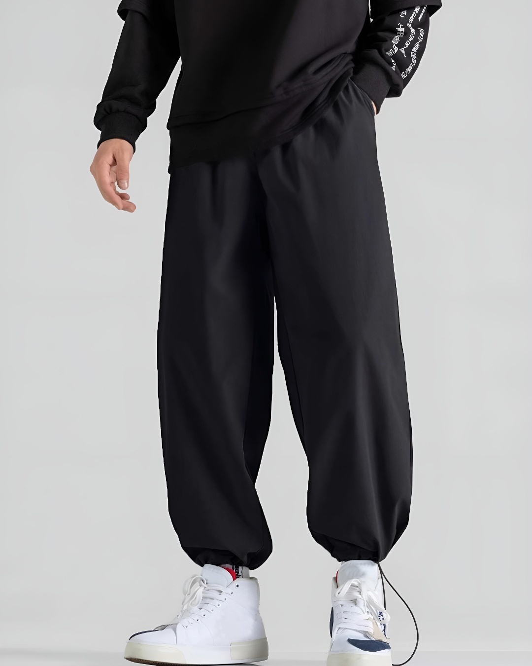 mens black jordan joggers