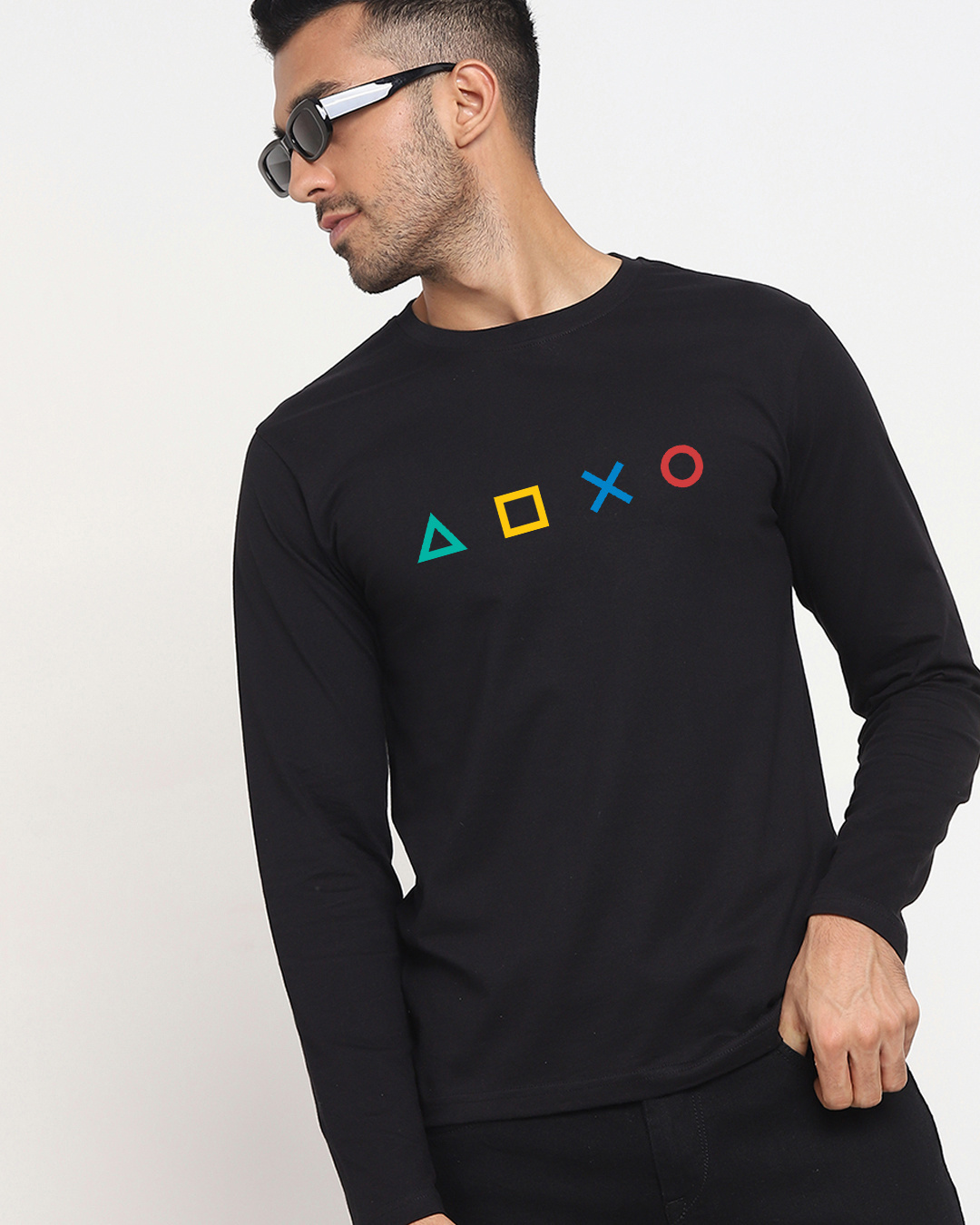 Shop Men's Black Respawn Gamer Typography T-shirt-Back