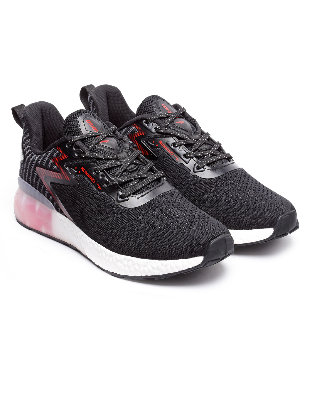 Buy Mens Black Running Shoes Online In India At Bewakoof 6423