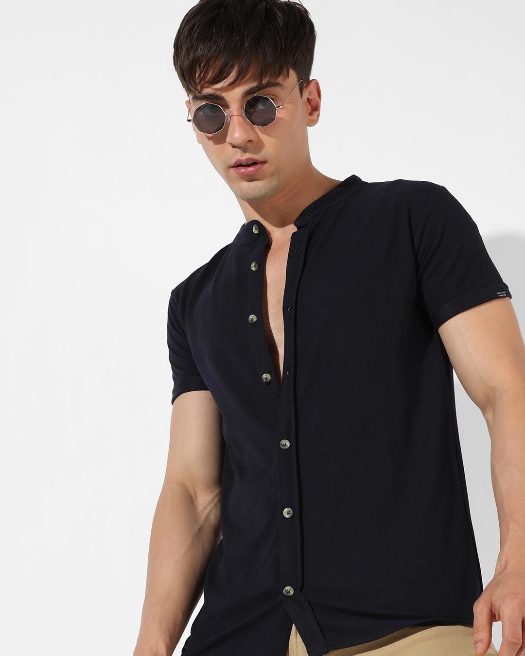 Buy Men's Black Shirt Online in India at Bewakoof