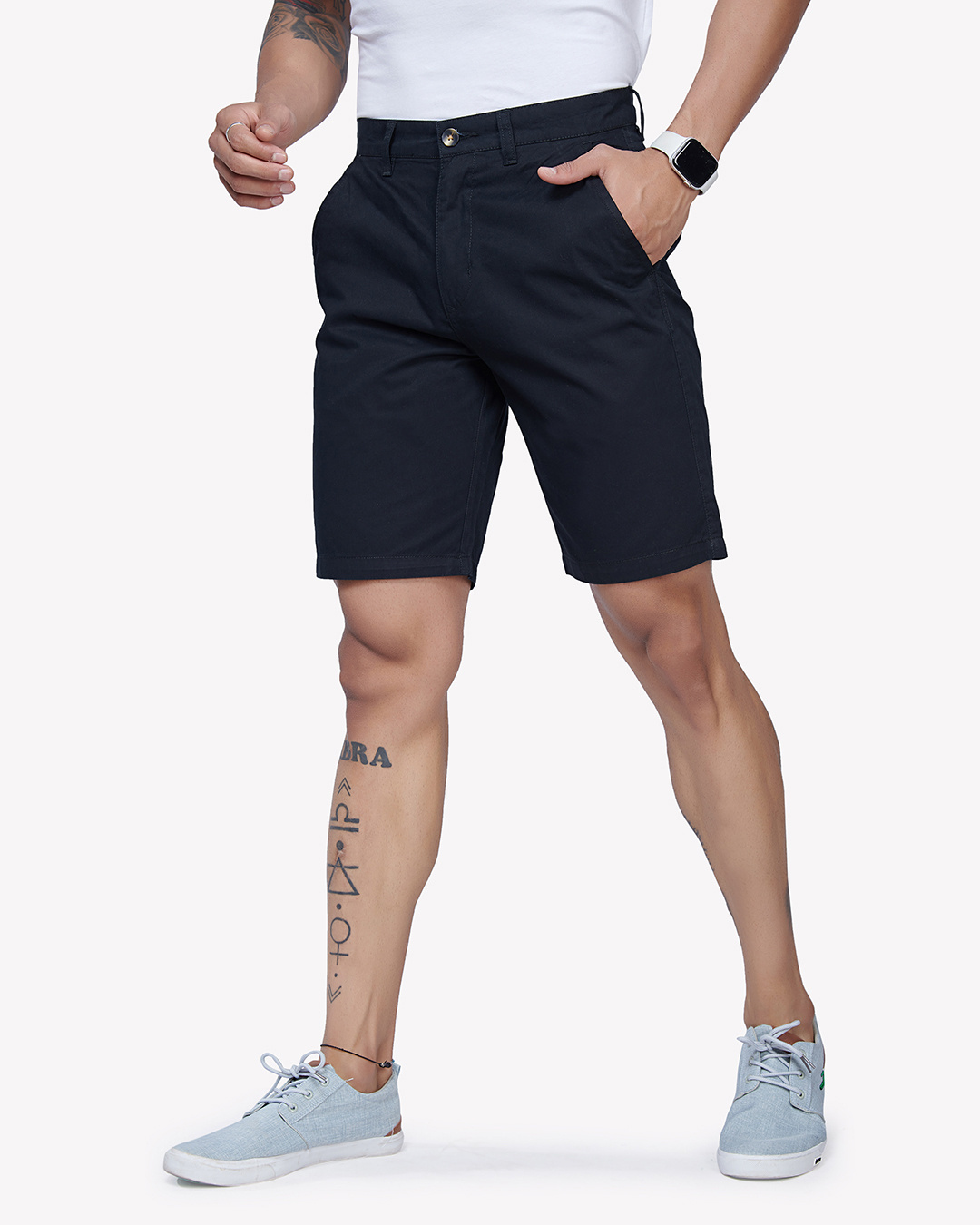 Buy Men's Black Shorts Online at Bewakoof