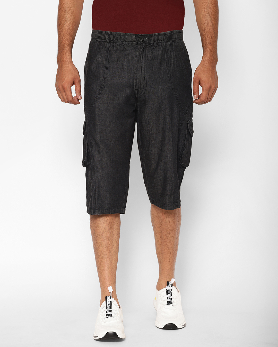 Buy Men's Black Shorts Online at Bewakoof