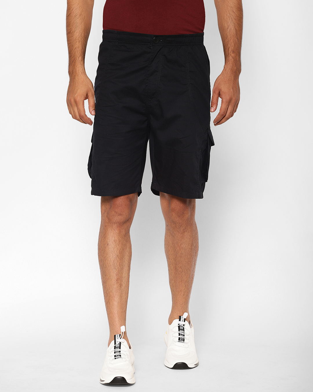 Buy Men's Black Shorts Online at Bewakoof