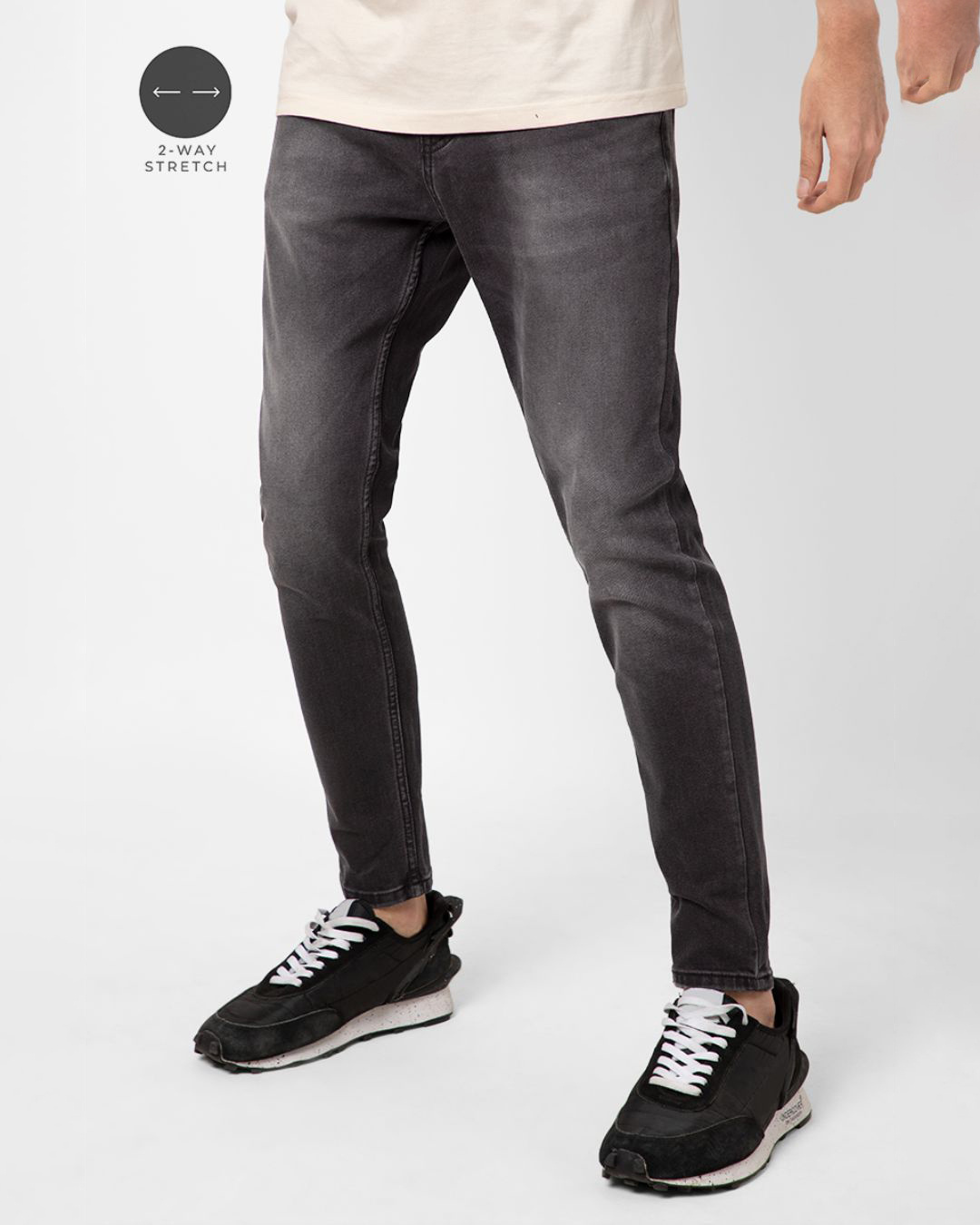 Buy Men's Black Skinny Fit Jeans for Men Black Online at Bewakoof