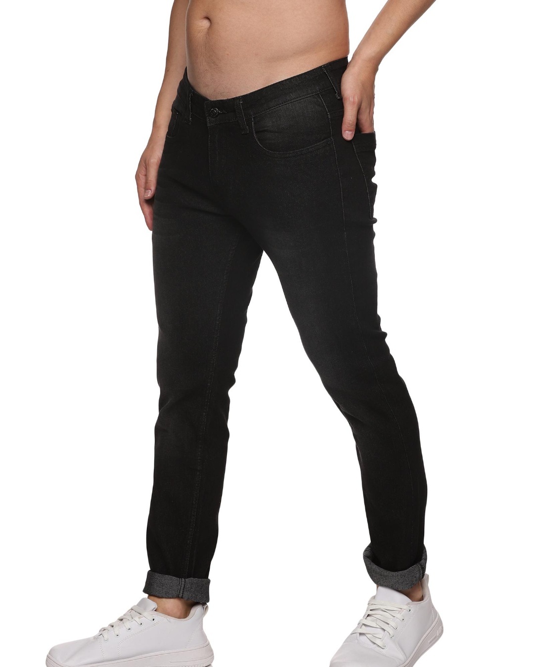 Buy Men's Black Skinny Fit Jeans Online at Bewakoof