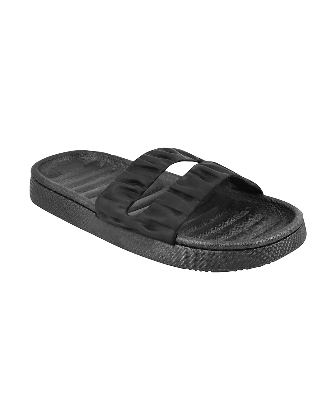 plain black sliders womens