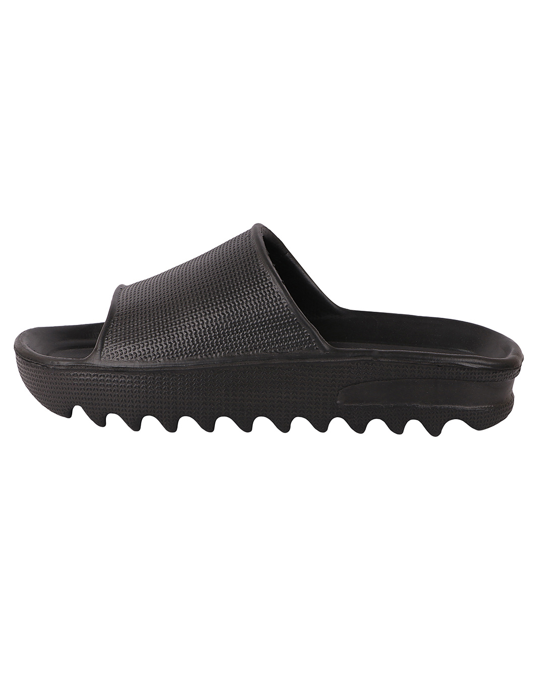 Buy Men's Black Sliders Online in India at Bewakoof