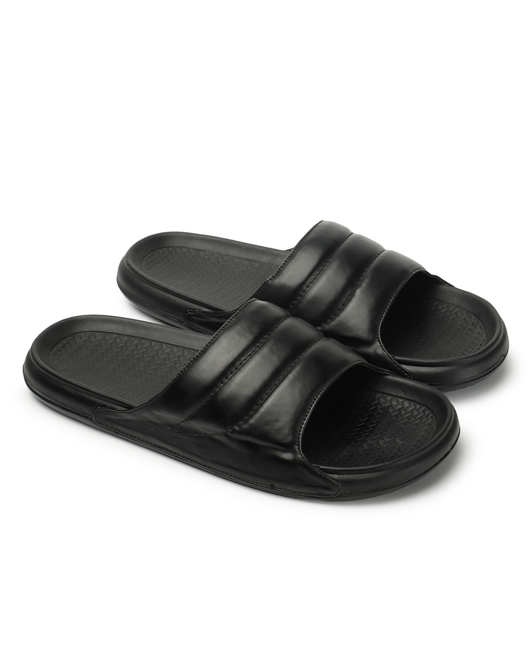 mens black sliders nike