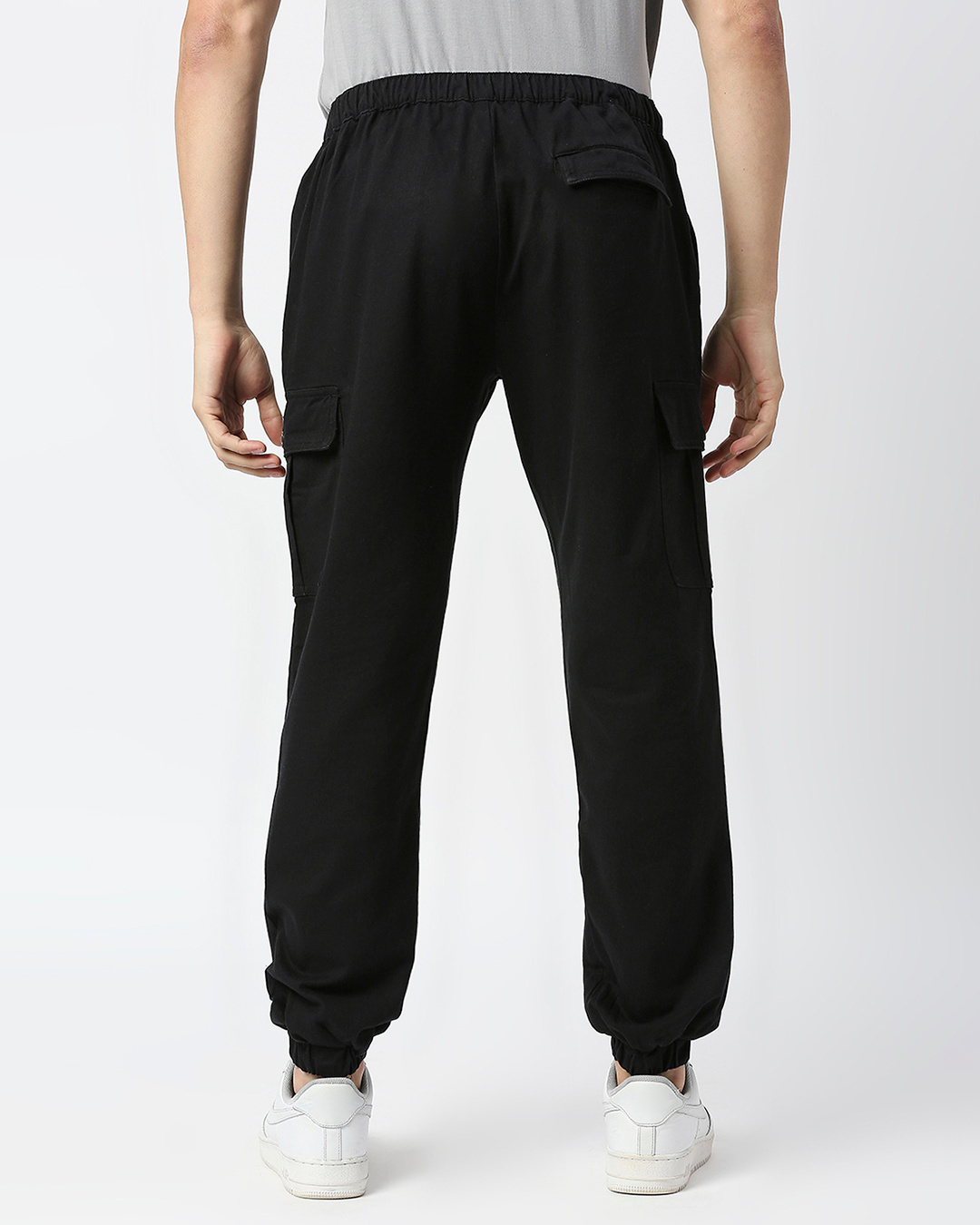 Buy Classic Black Cargo Joggers Online at Bewakoof